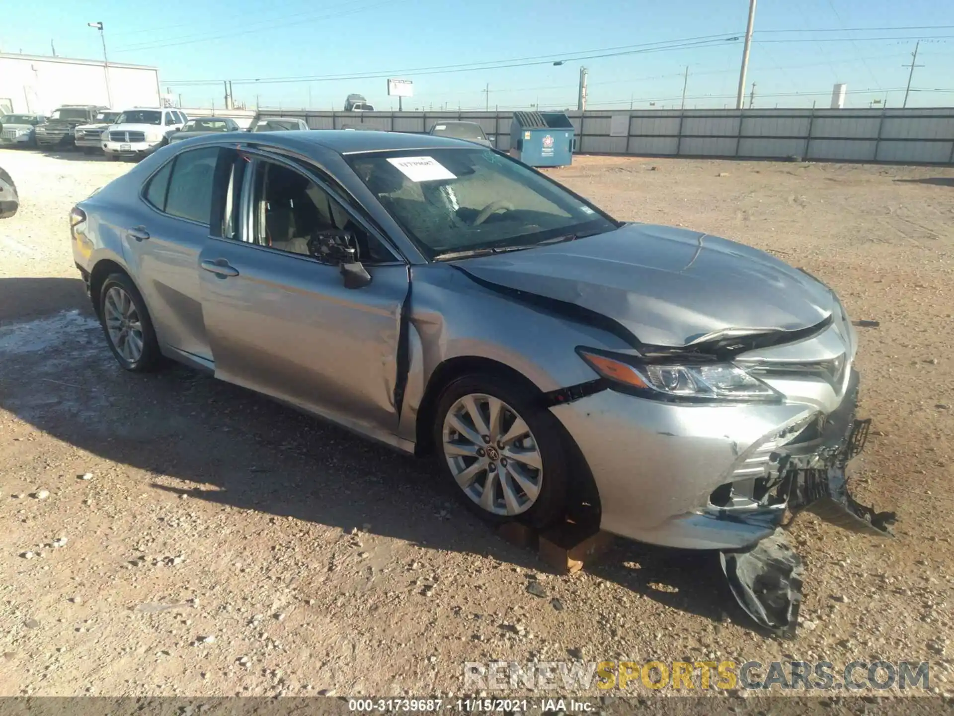 1 Photograph of a damaged car 4T1C11AK9LU965948 TOYOTA CAMRY 2020