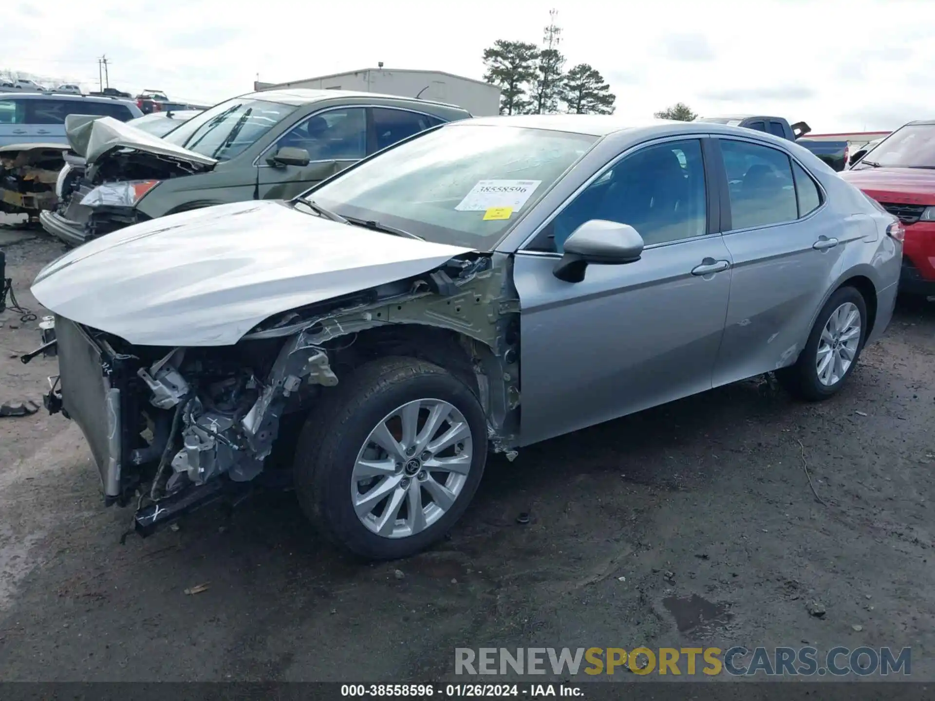 2 Photograph of a damaged car 4T1C11AK9LU969613 TOYOTA CAMRY 2020