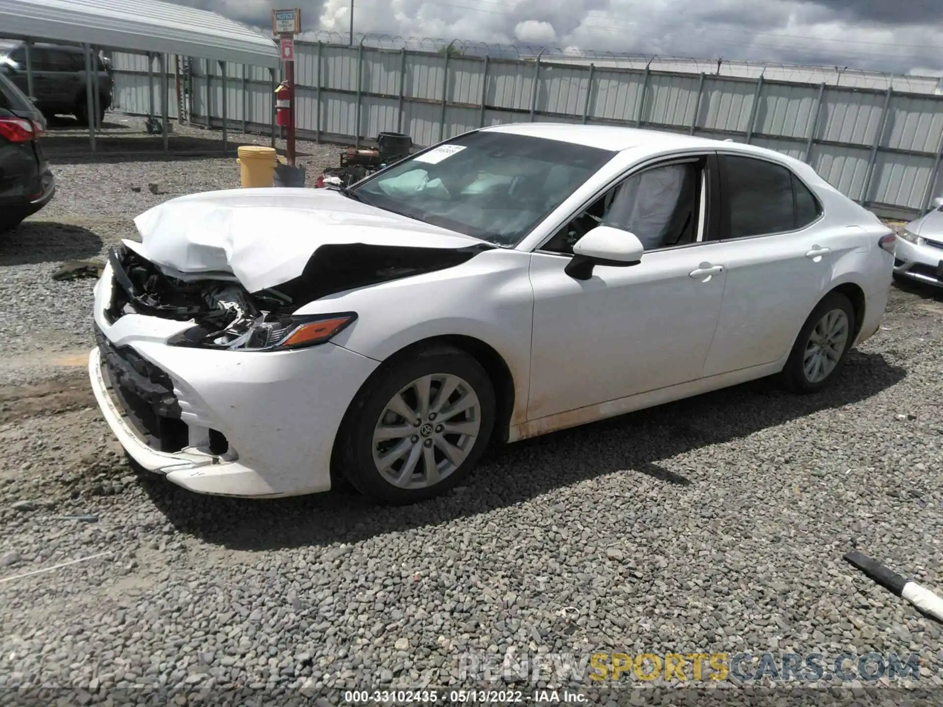 2 Photograph of a damaged car 4T1C11AK9LU973287 TOYOTA CAMRY 2020