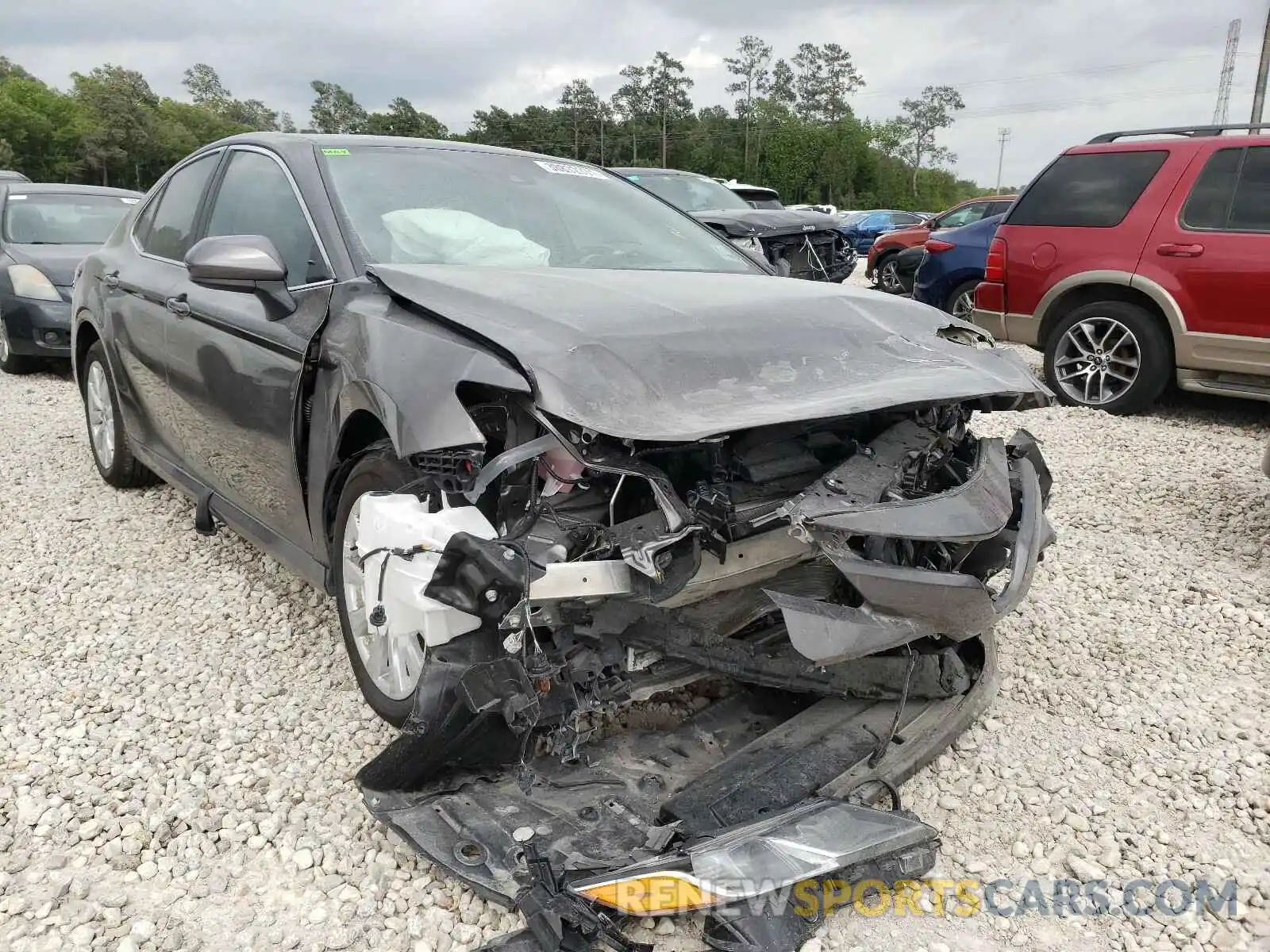 1 Photograph of a damaged car 4T1C11AK9LU976349 TOYOTA CAMRY 2020