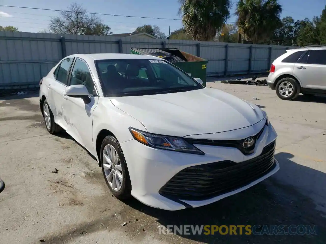 1 Photograph of a damaged car 4T1C11AK9LU988632 TOYOTA CAMRY 2020