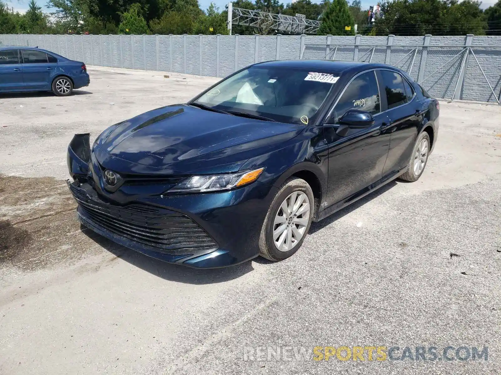 2 Photograph of a damaged car 4T1C11AK9LU991952 TOYOTA CAMRY 2020