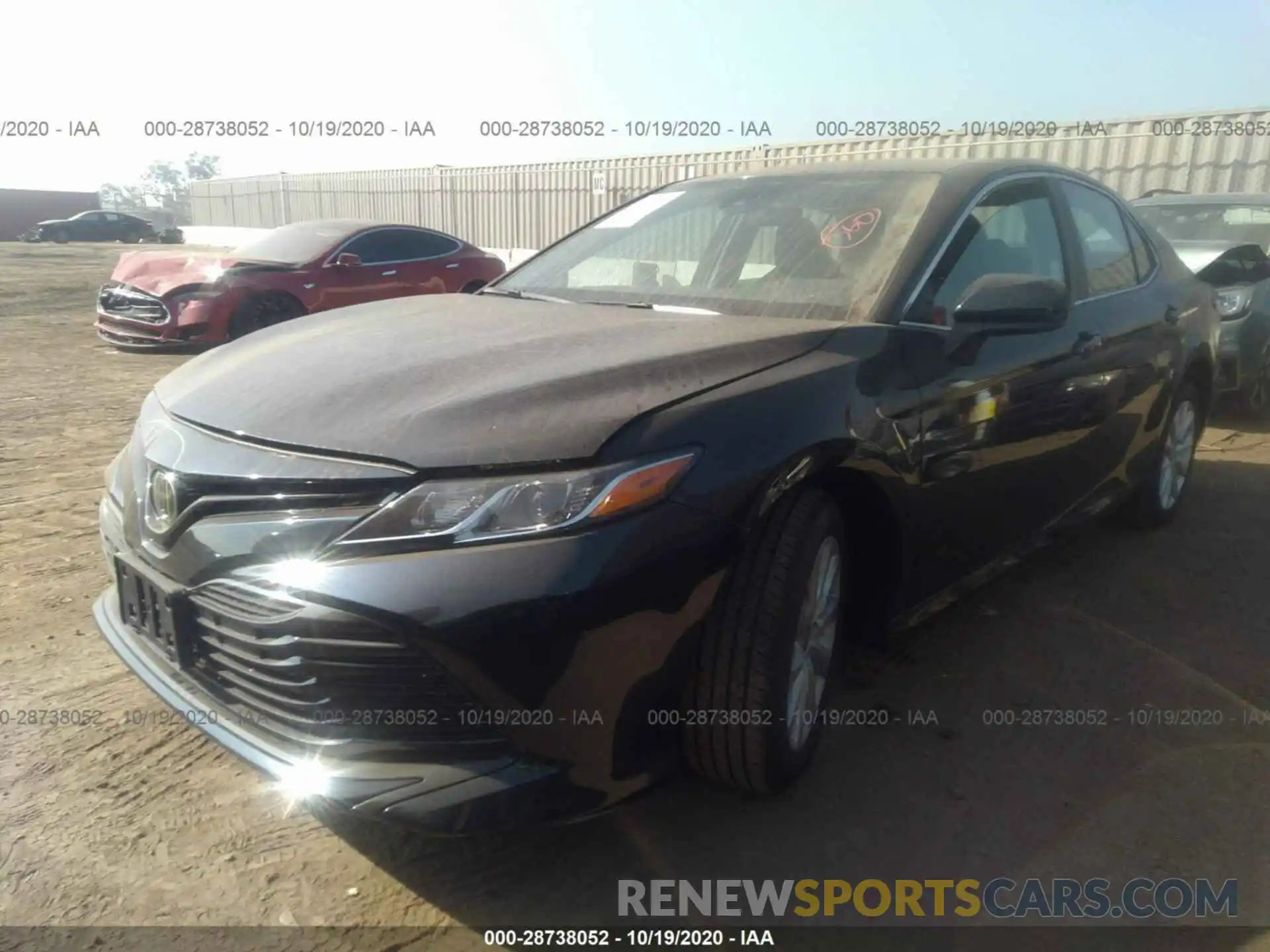 2 Photograph of a damaged car 4T1C11AK9LU992020 TOYOTA CAMRY 2020