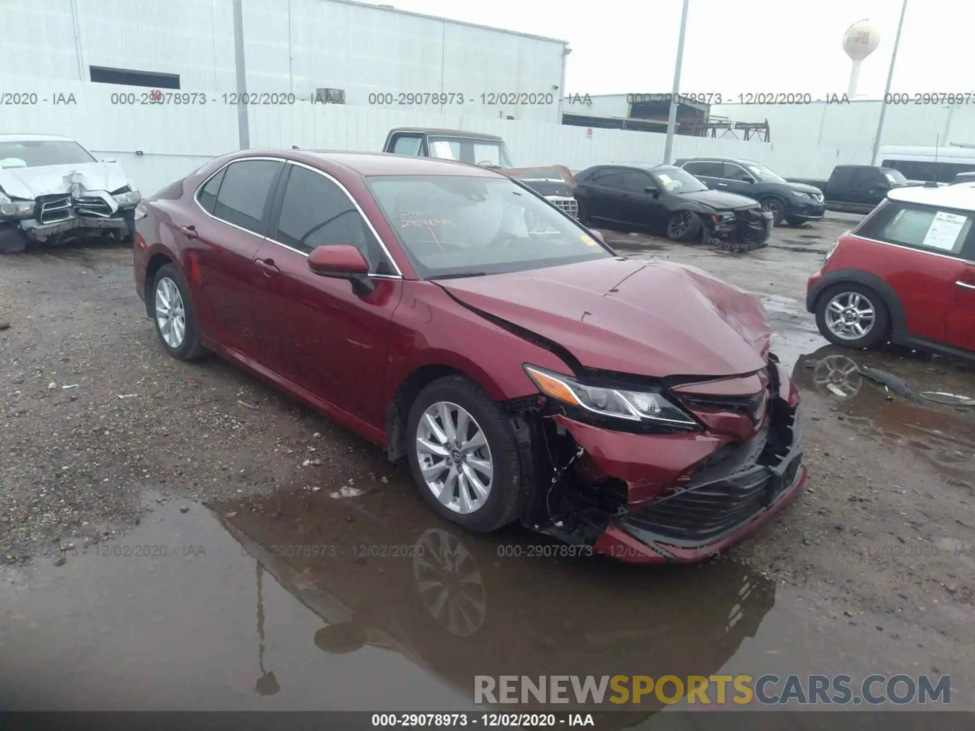 1 Photograph of a damaged car 4T1C11AKXLU300816 TOYOTA CAMRY 2020