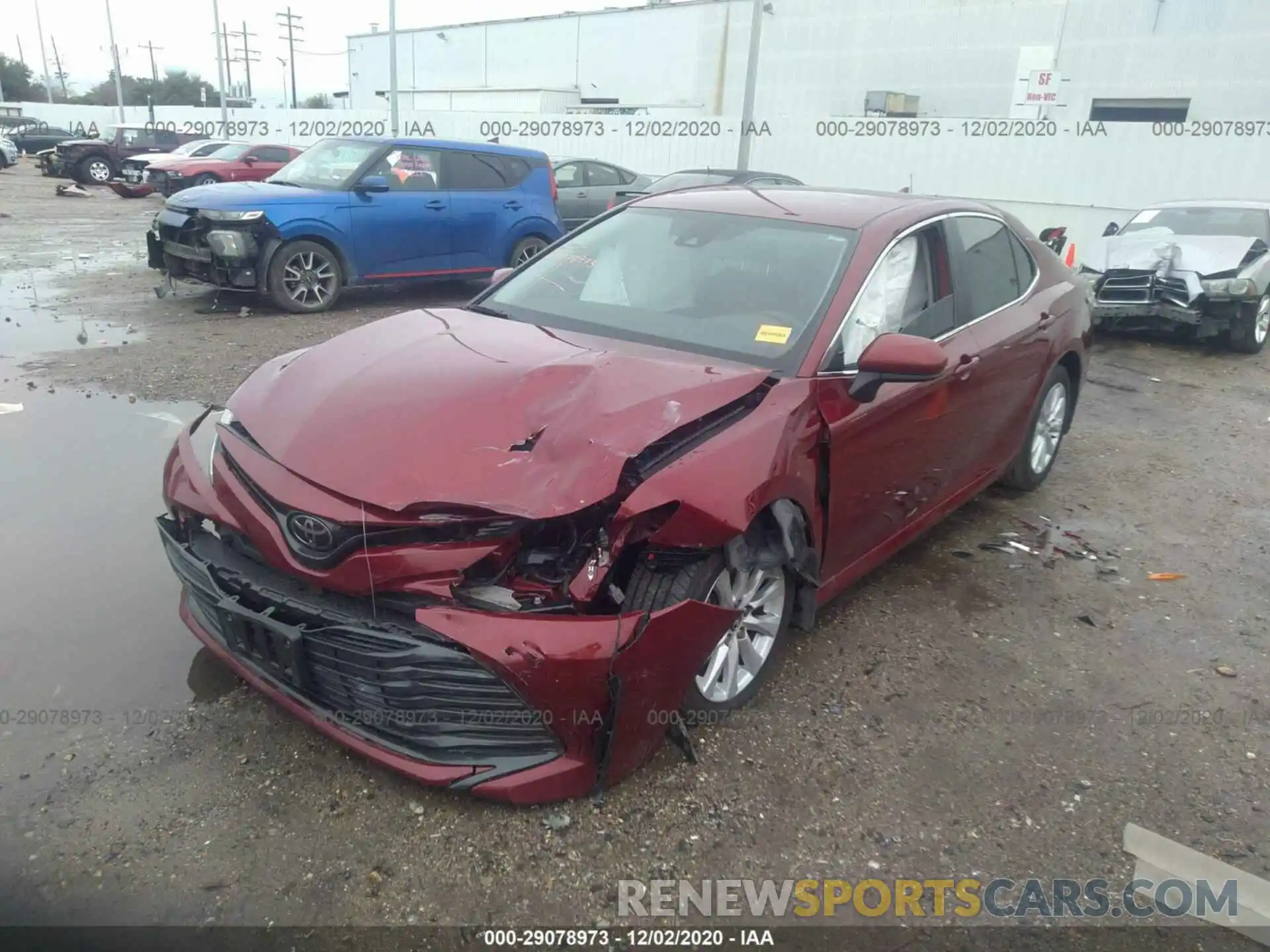 2 Photograph of a damaged car 4T1C11AKXLU300816 TOYOTA CAMRY 2020