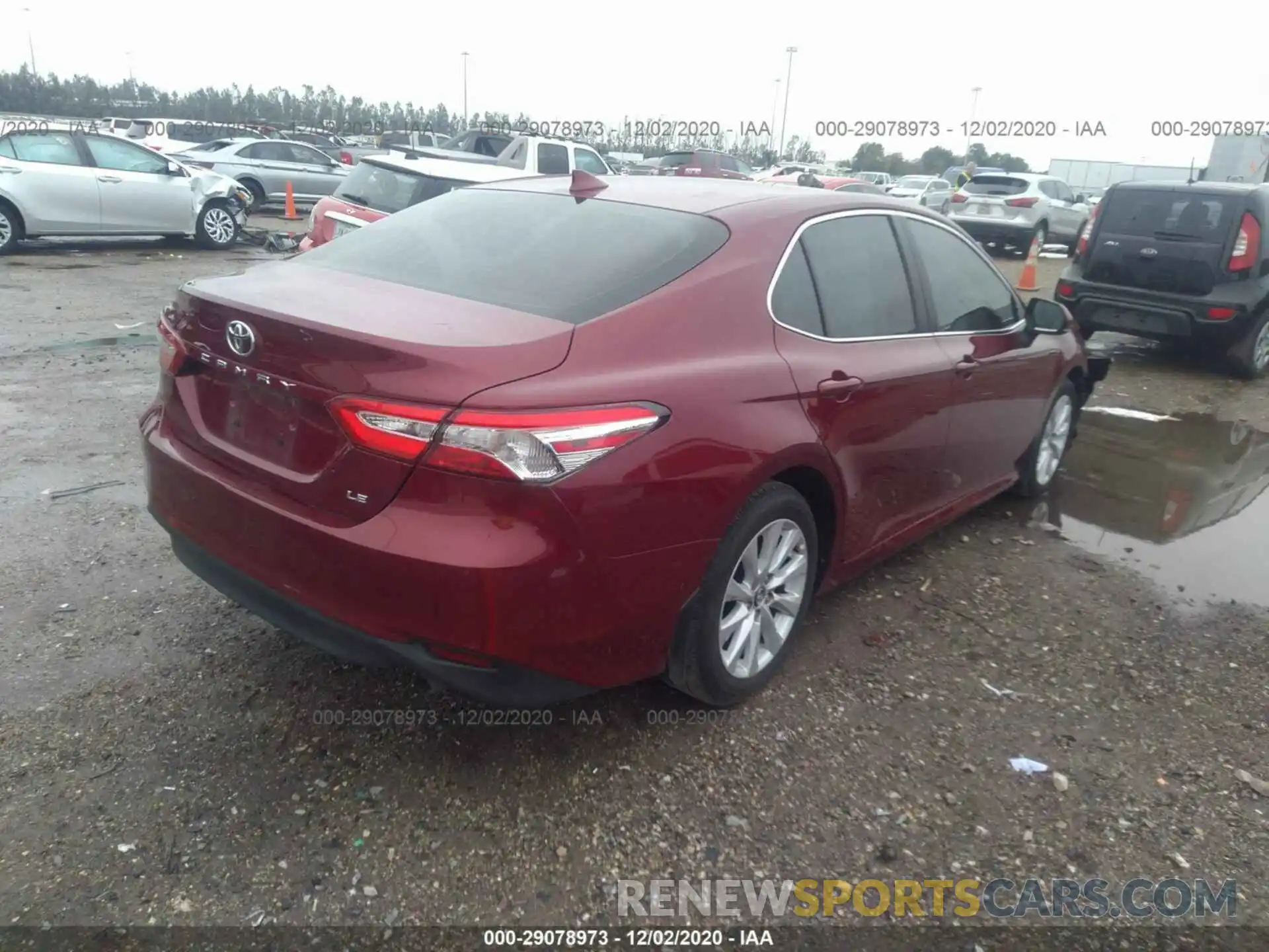 4 Photograph of a damaged car 4T1C11AKXLU300816 TOYOTA CAMRY 2020