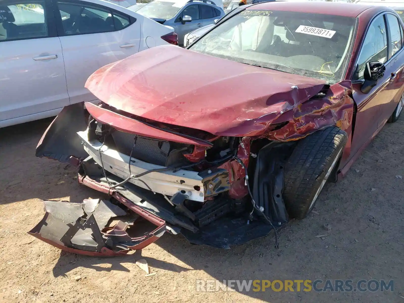 9 Photograph of a damaged car 4T1C11AKXLU304364 TOYOTA CAMRY 2020