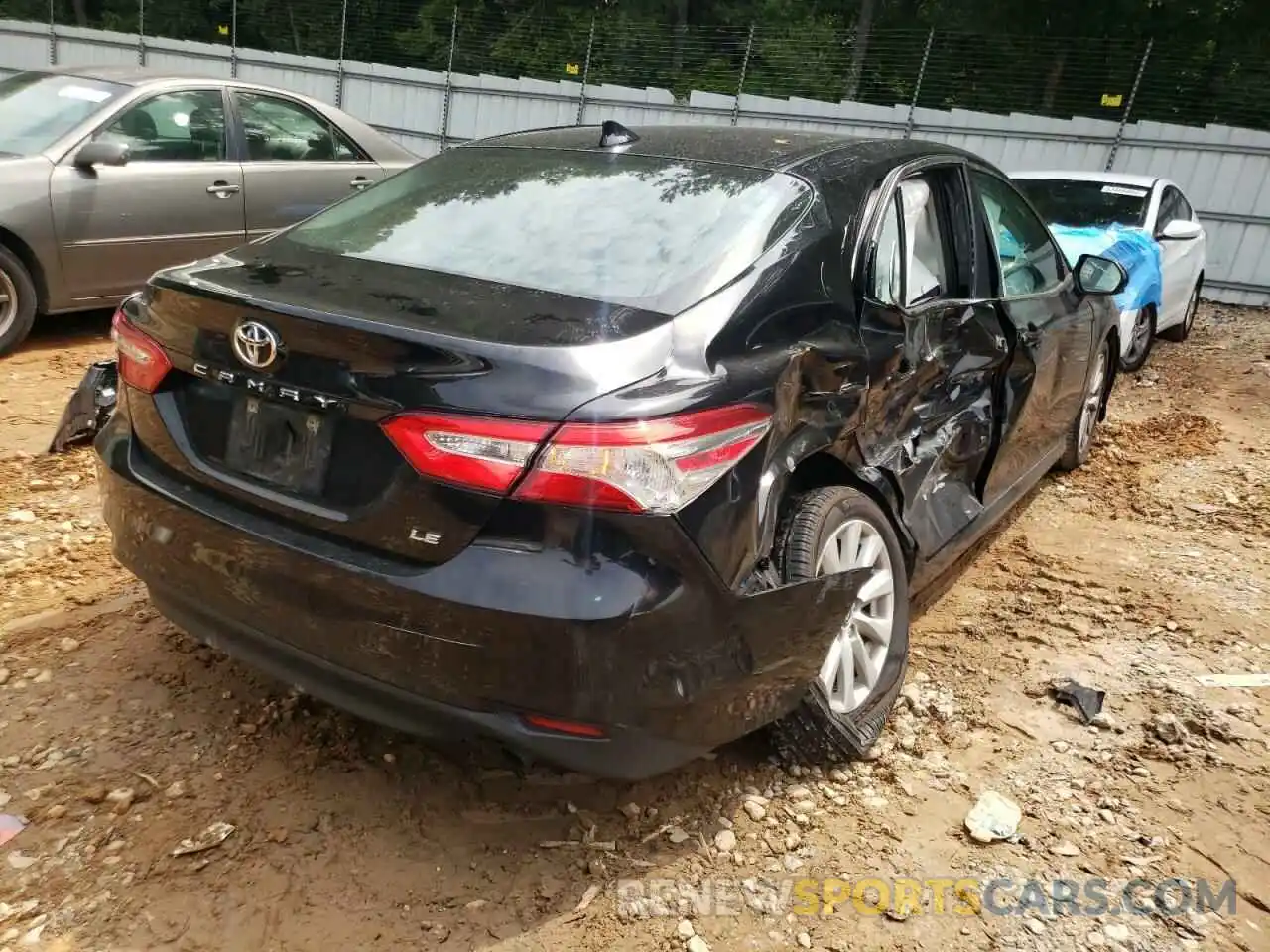 4 Photograph of a damaged car 4T1C11AKXLU304834 TOYOTA CAMRY 2020