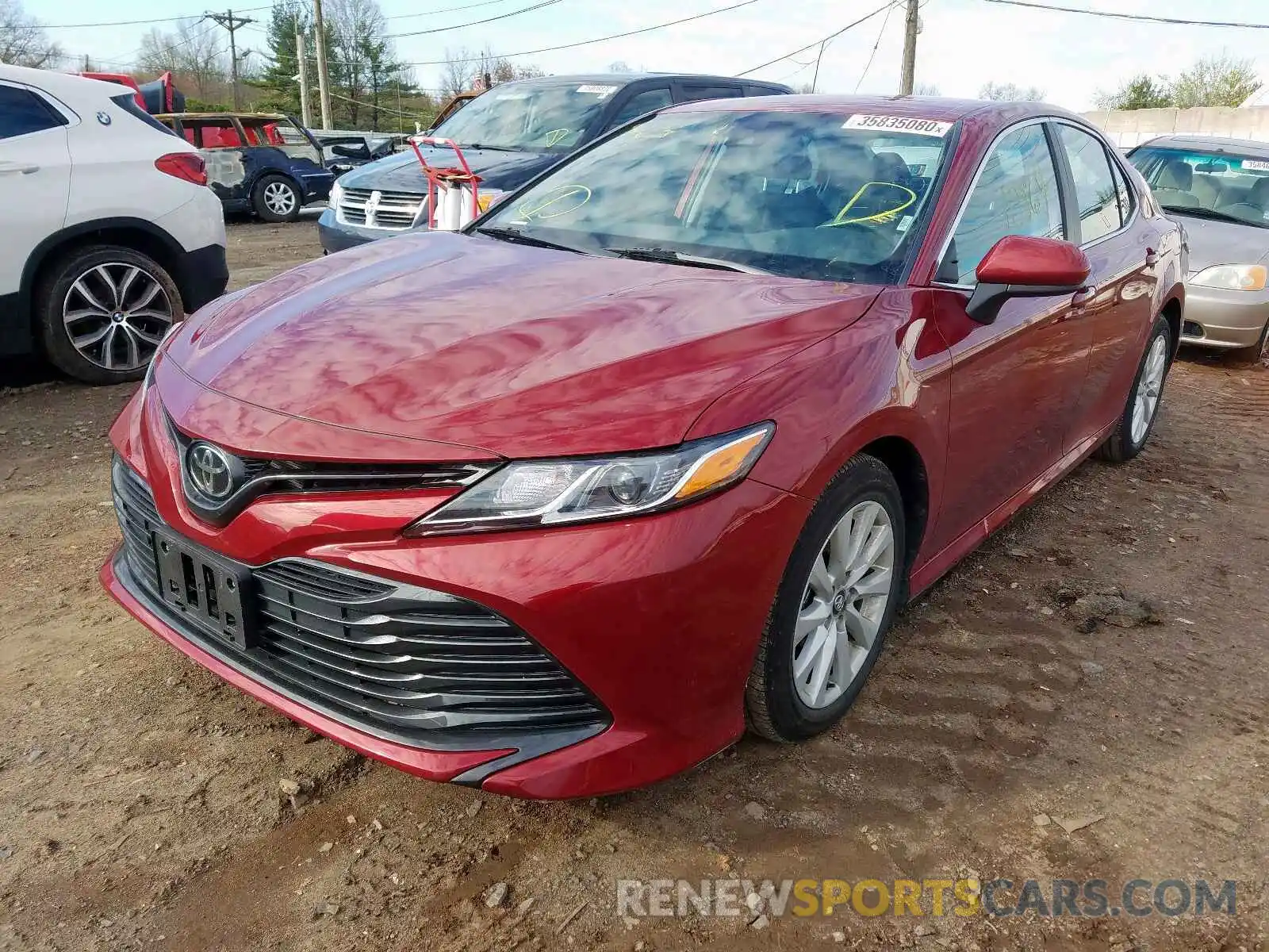 2 Photograph of a damaged car 4T1C11AKXLU306020 TOYOTA CAMRY 2020