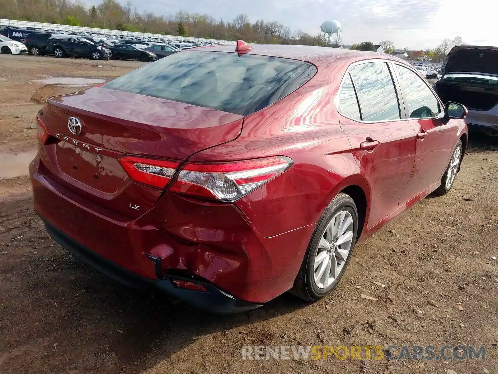 4 Photograph of a damaged car 4T1C11AKXLU306020 TOYOTA CAMRY 2020