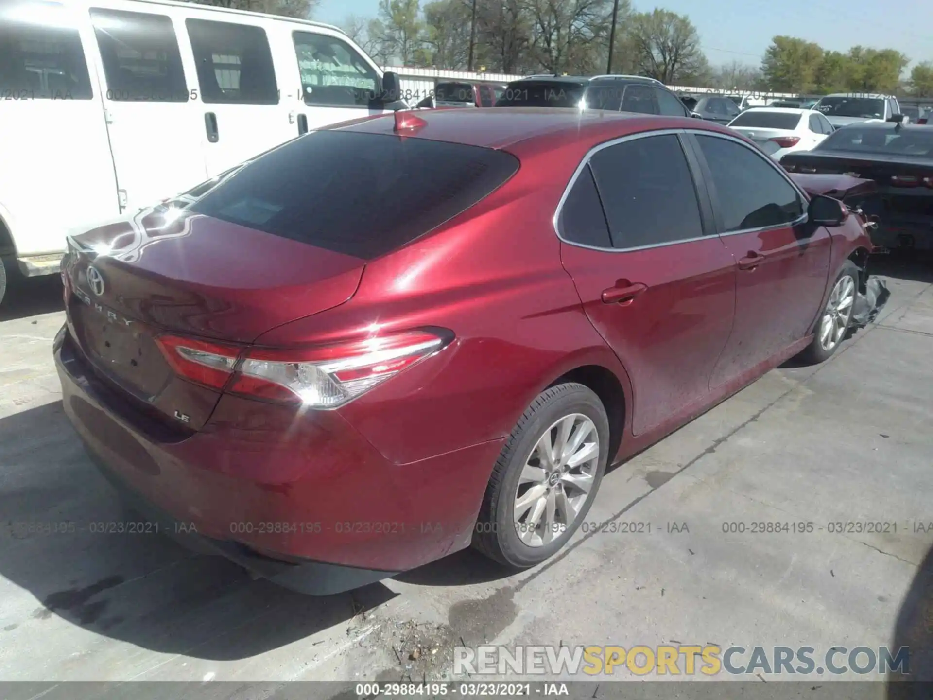 4 Photograph of a damaged car 4T1C11AKXLU308950 TOYOTA CAMRY 2020