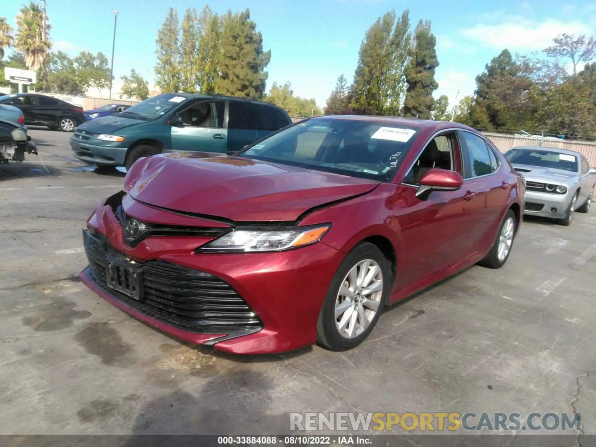 2 Photograph of a damaged car 4T1C11AKXLU314151 TOYOTA CAMRY 2020