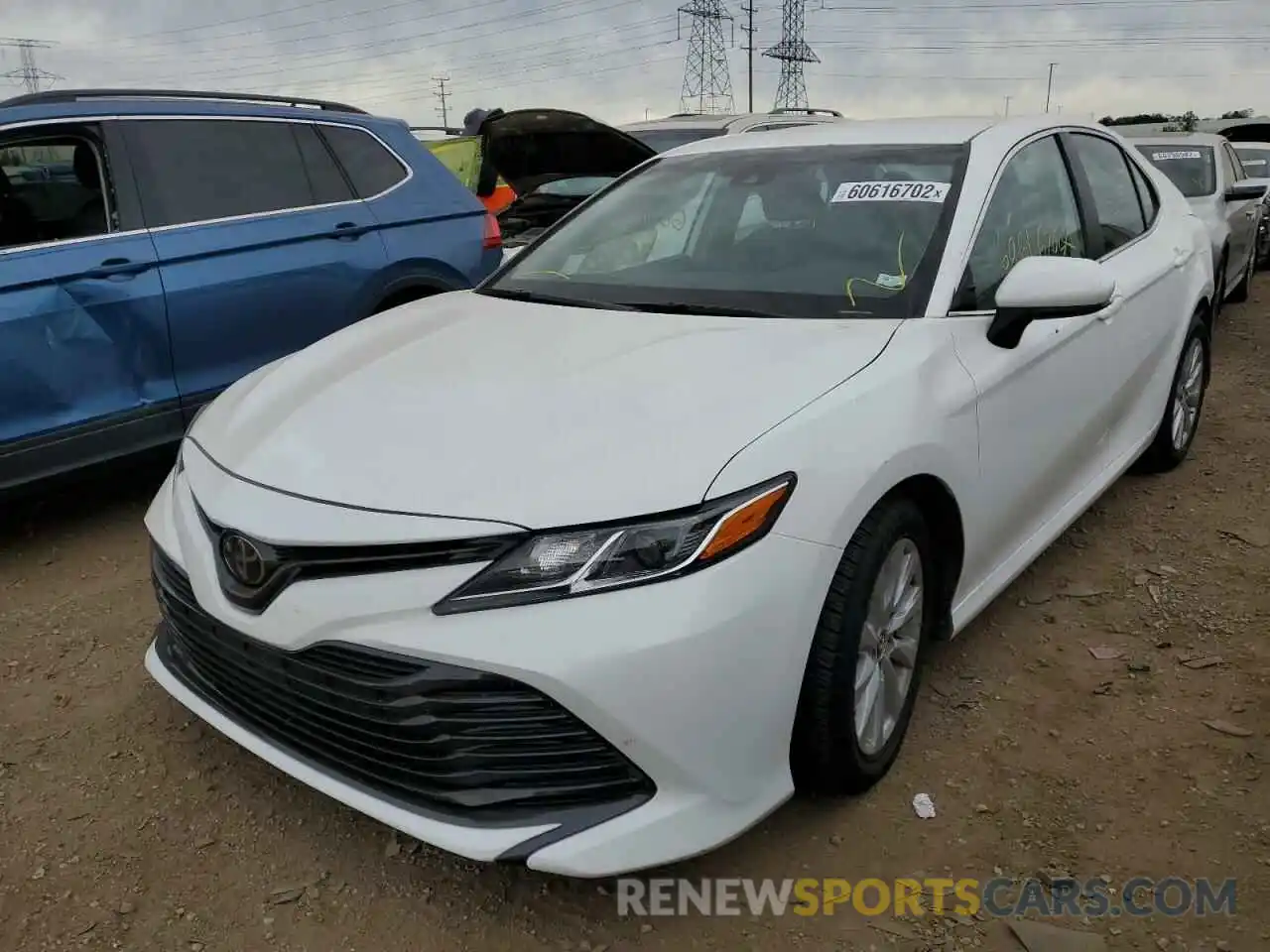 2 Photograph of a damaged car 4T1C11AKXLU316529 TOYOTA CAMRY 2020