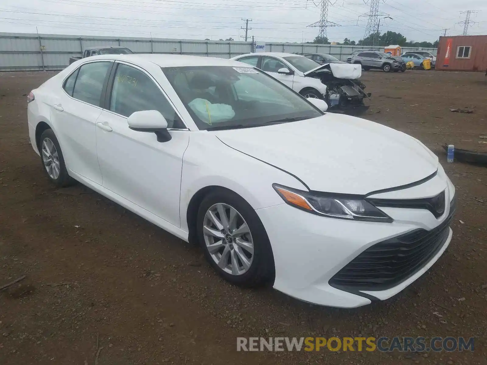 1 Photograph of a damaged car 4T1C11AKXLU316997 TOYOTA CAMRY 2020