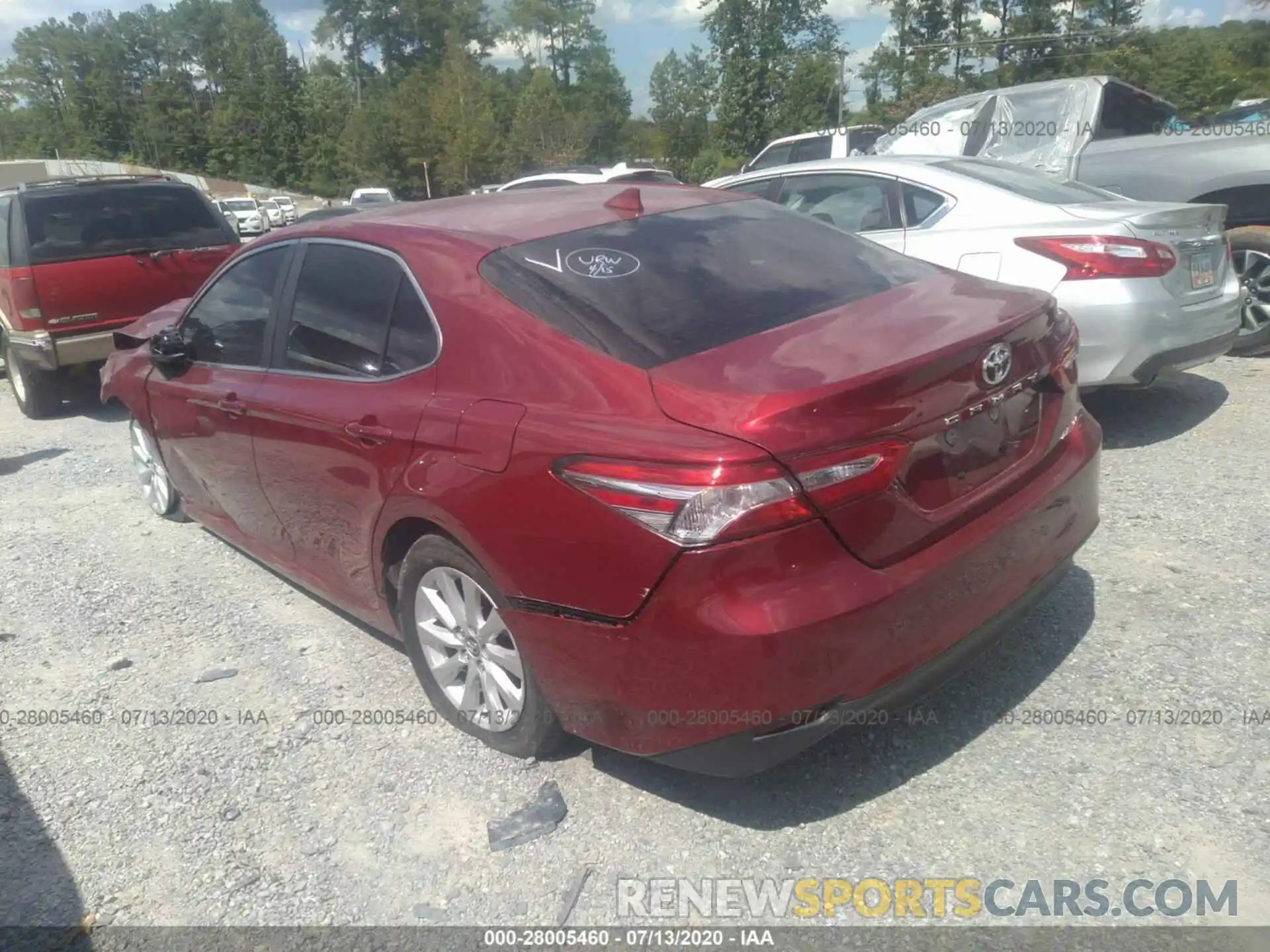 3 Photograph of a damaged car 4T1C11AKXLU329801 TOYOTA CAMRY 2020