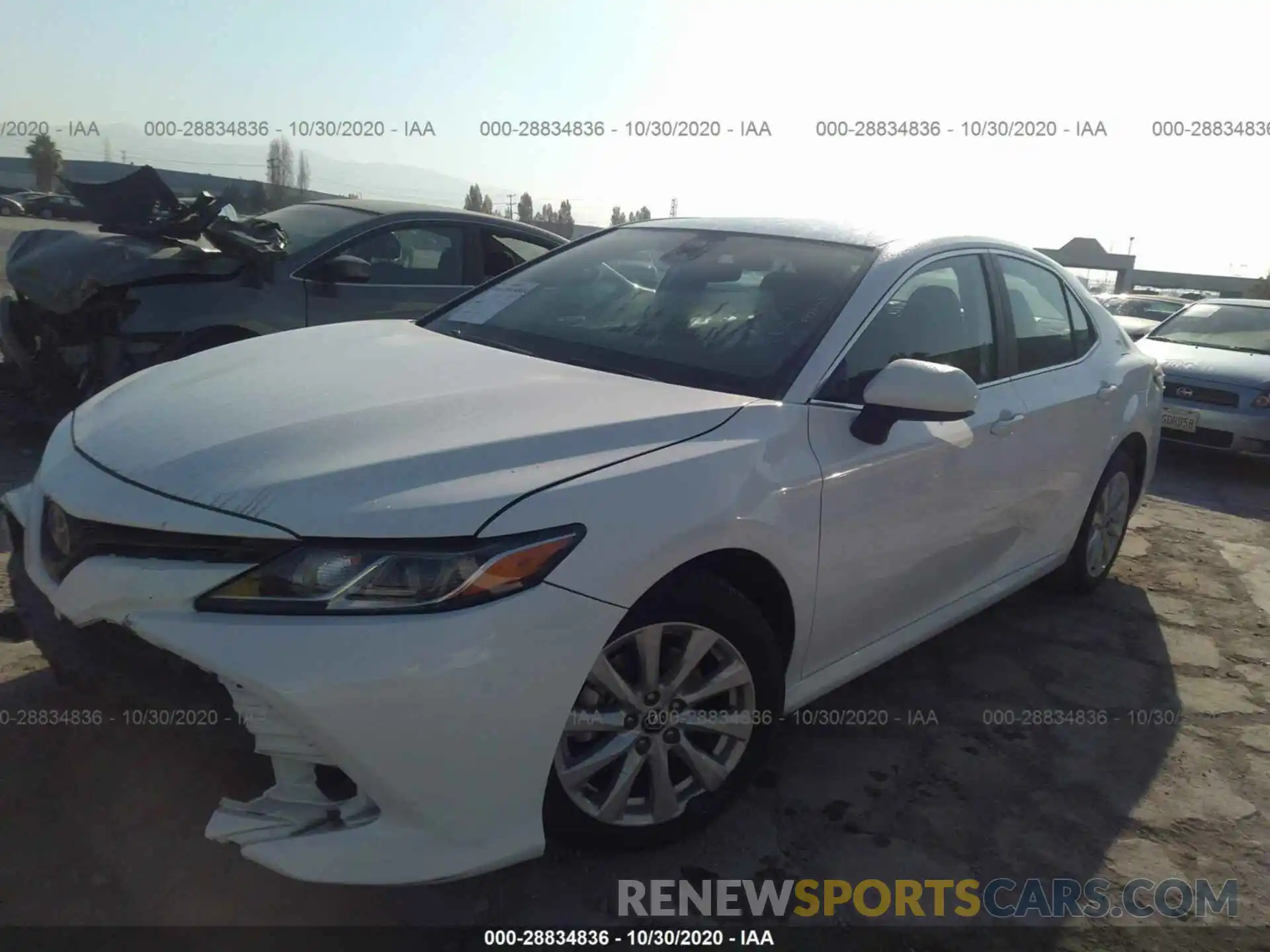 2 Photograph of a damaged car 4T1C11AKXLU332309 TOYOTA CAMRY 2020