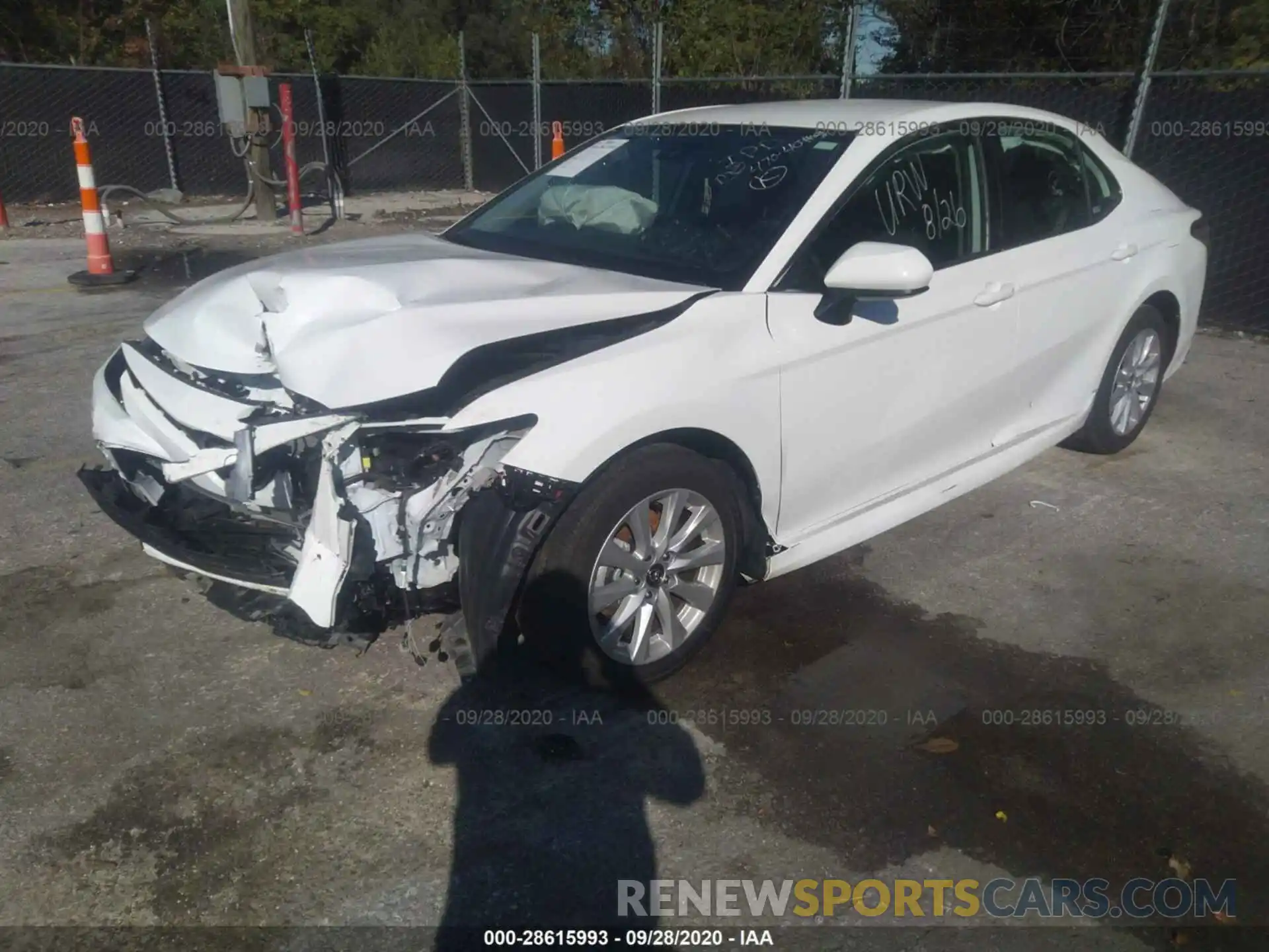 2 Photograph of a damaged car 4T1C11AKXLU332875 TOYOTA CAMRY 2020