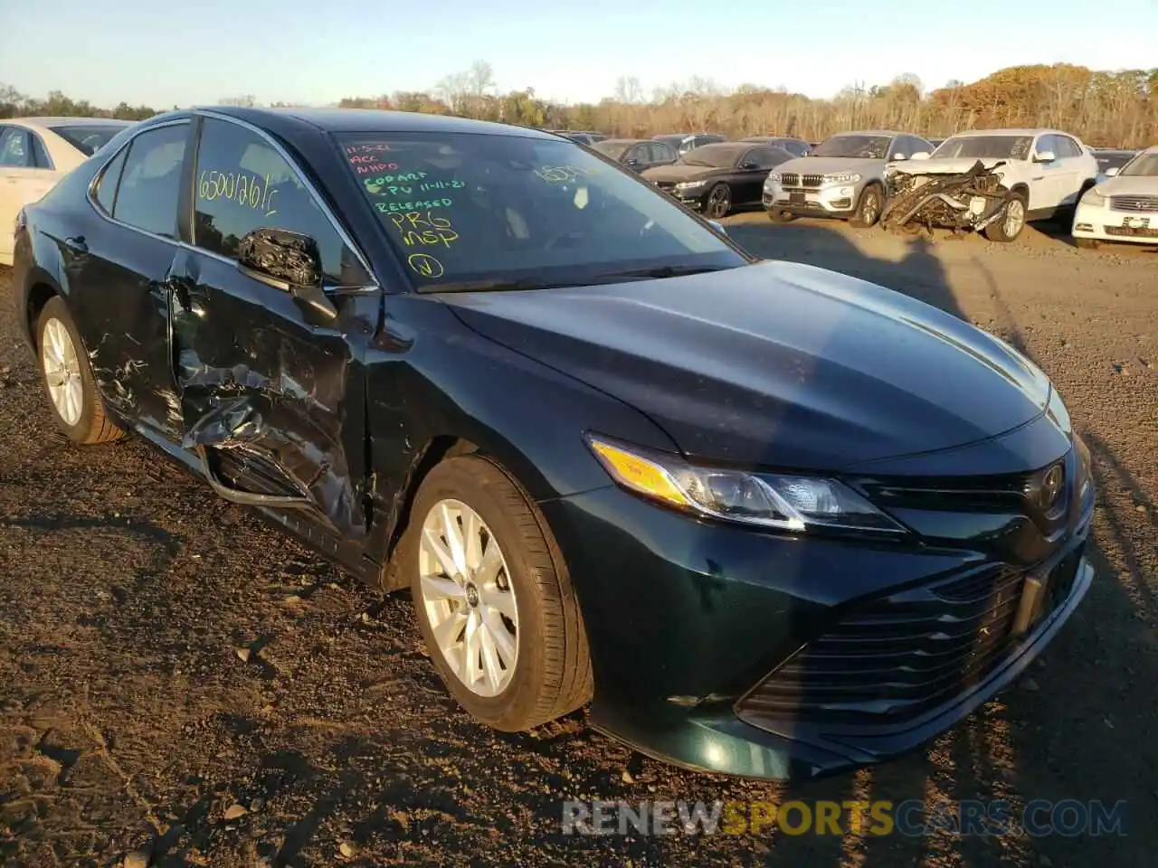 1 Photograph of a damaged car 4T1C11AKXLU337087 TOYOTA CAMRY 2020