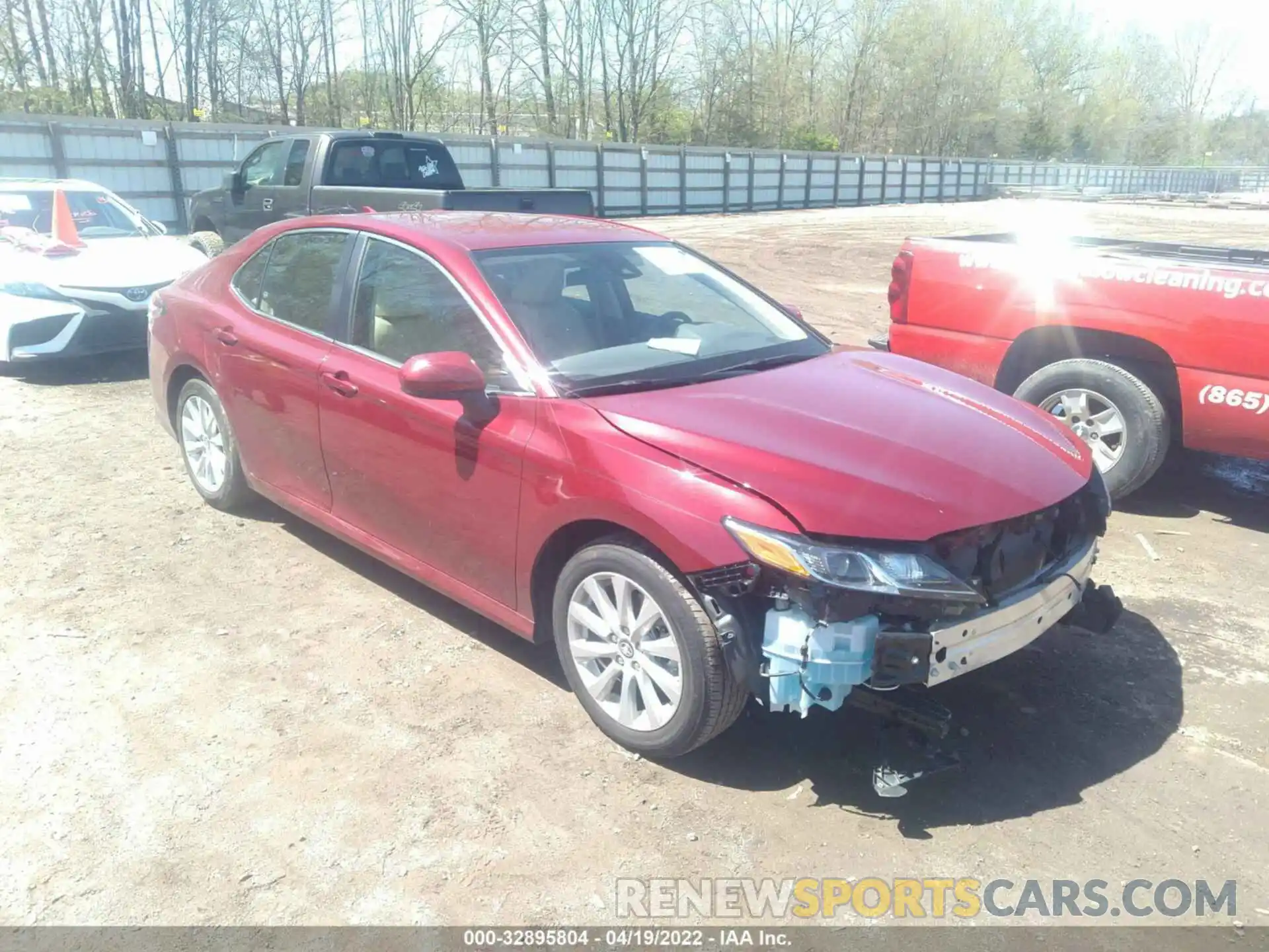 1 Photograph of a damaged car 4T1C11AKXLU342046 TOYOTA CAMRY 2020