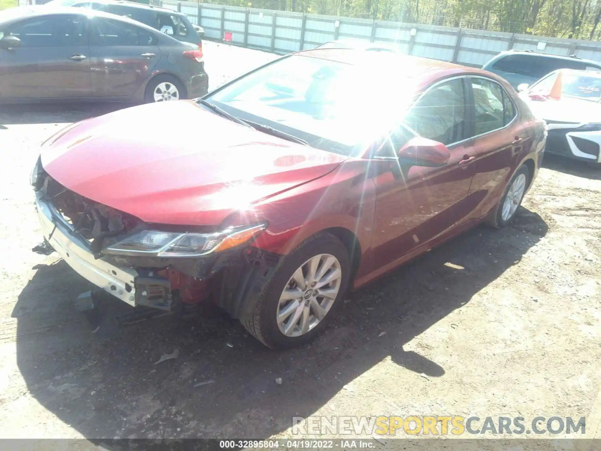 2 Photograph of a damaged car 4T1C11AKXLU342046 TOYOTA CAMRY 2020