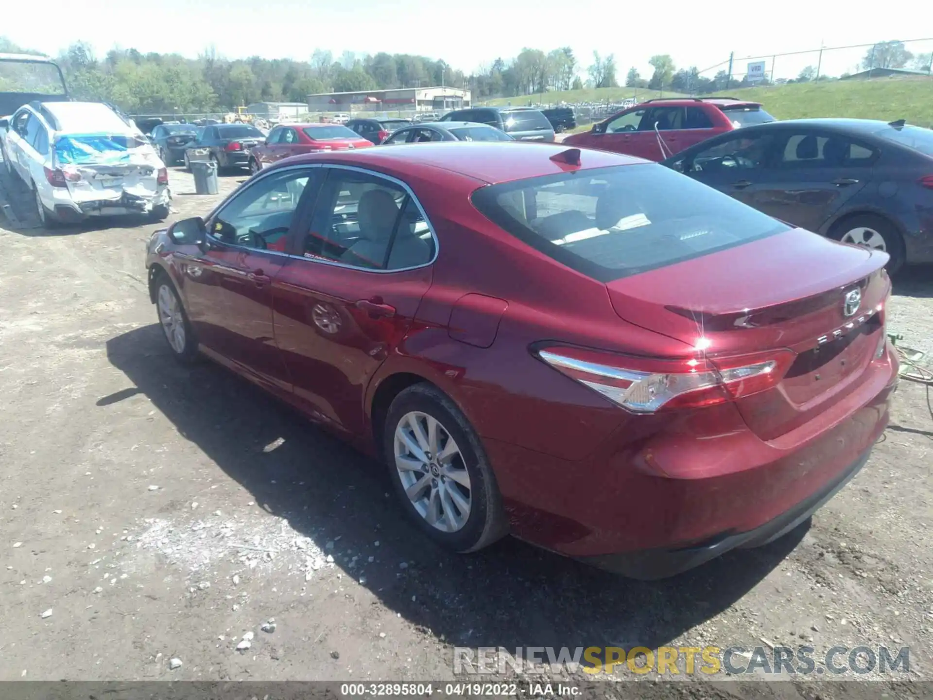 3 Photograph of a damaged car 4T1C11AKXLU342046 TOYOTA CAMRY 2020