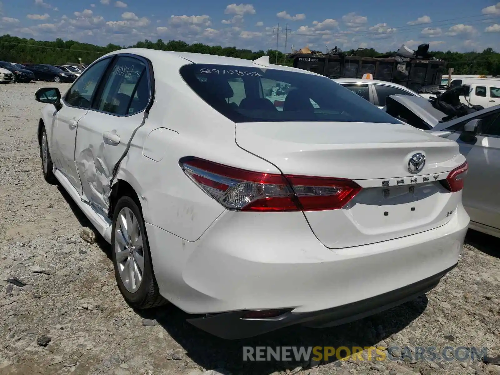 3 Photograph of a damaged car 4T1C11AKXLU342564 TOYOTA CAMRY 2020