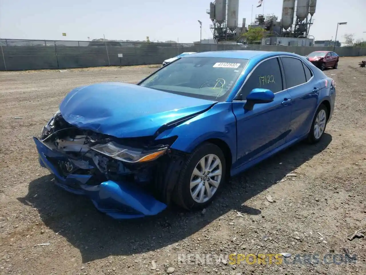 2 Photograph of a damaged car 4T1C11AKXLU343231 TOYOTA CAMRY 2020