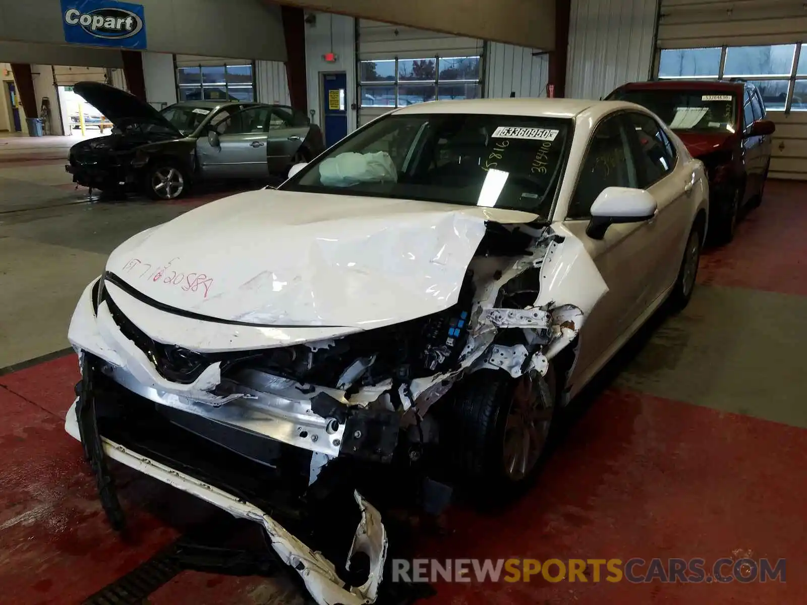 2 Photograph of a damaged car 4T1C11AKXLU343410 TOYOTA CAMRY 2020