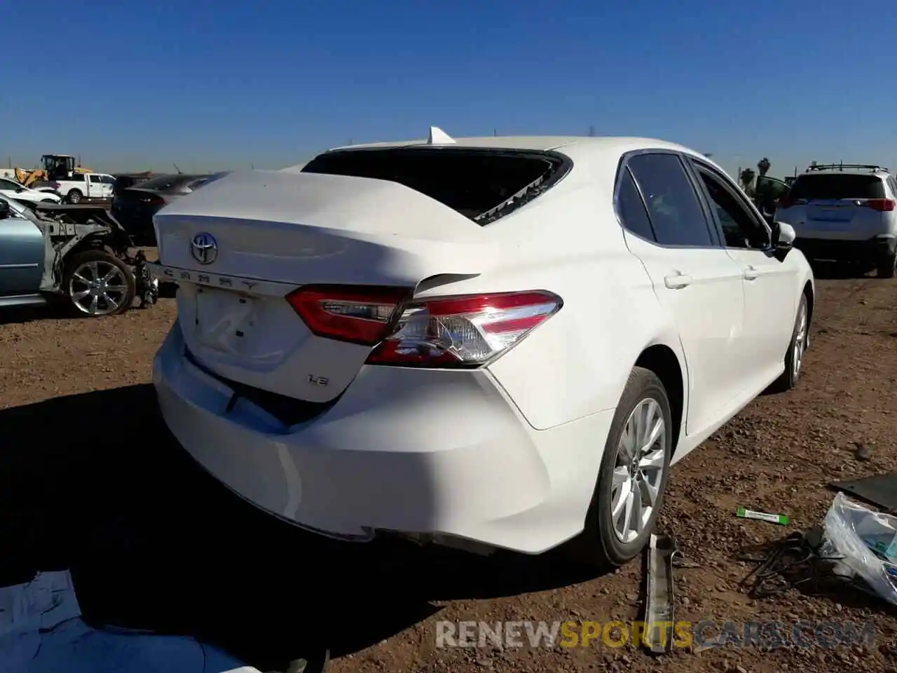 4 Photograph of a damaged car 4T1C11AKXLU344038 TOYOTA CAMRY 2020