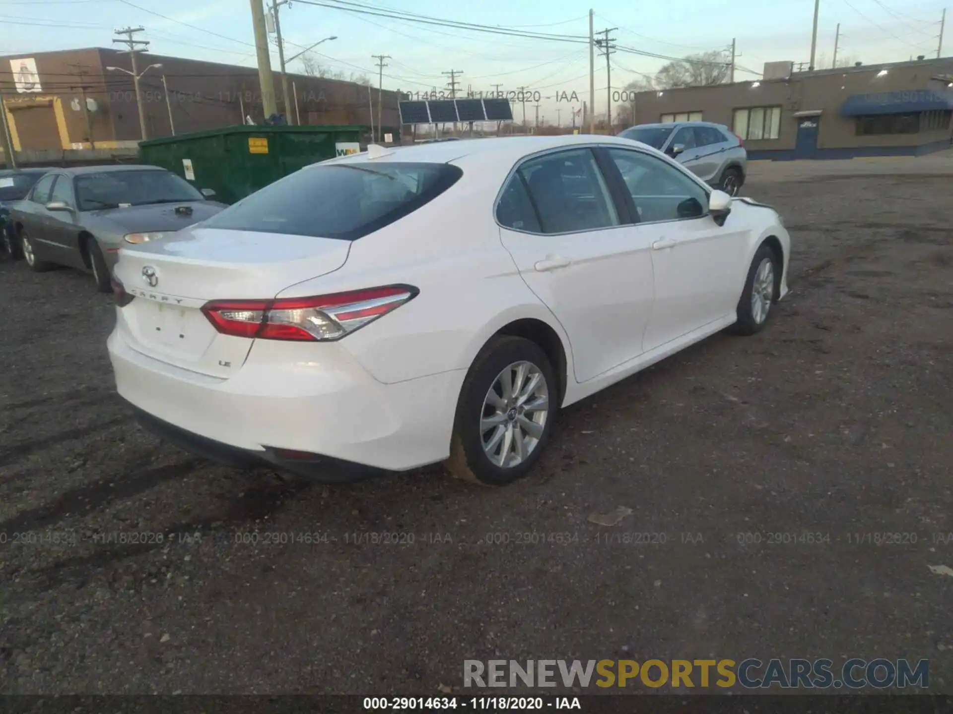 4 Photograph of a damaged car 4T1C11AKXLU348140 TOYOTA CAMRY 2020