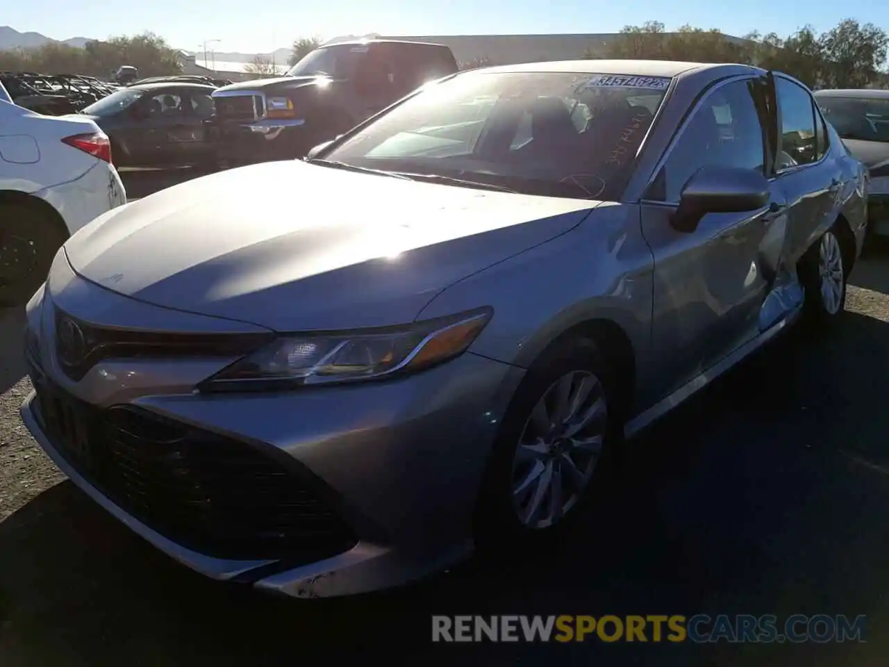 2 Photograph of a damaged car 4T1C11AKXLU348655 TOYOTA CAMRY 2020