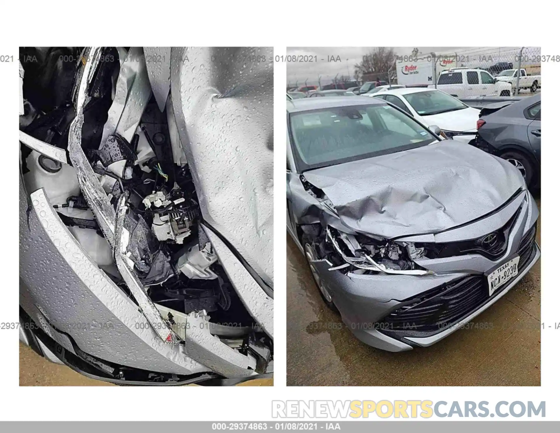 9 Photograph of a damaged car 4T1C11AKXLU355461 TOYOTA CAMRY 2020