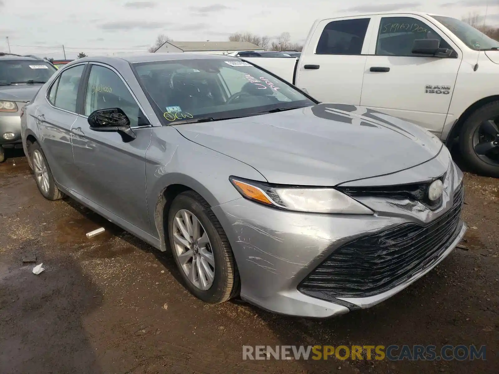 1 Photograph of a damaged car 4T1C11AKXLU355735 TOYOTA CAMRY 2020