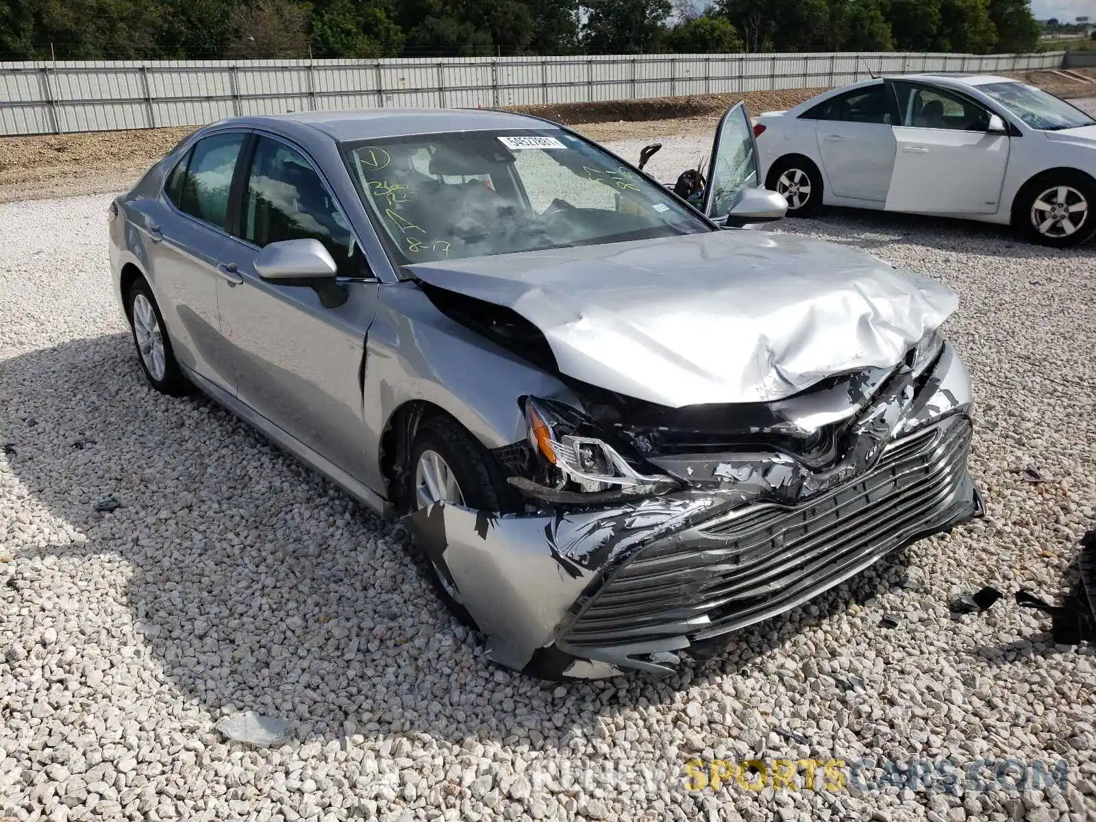 1 Photograph of a damaged car 4T1C11AKXLU357811 TOYOTA CAMRY 2020