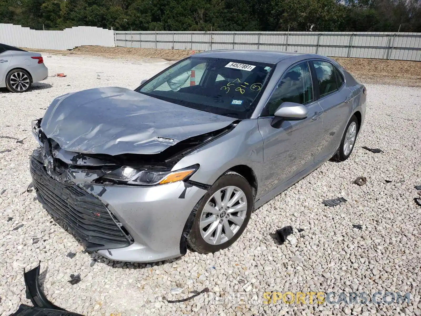 2 Photograph of a damaged car 4T1C11AKXLU357811 TOYOTA CAMRY 2020