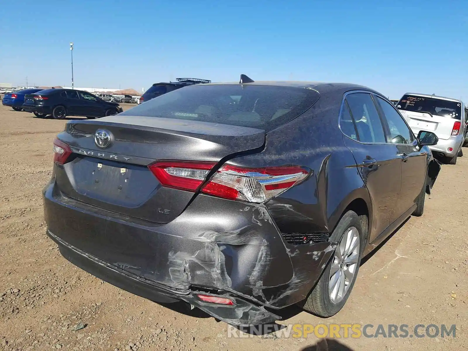 4 Photograph of a damaged car 4T1C11AKXLU357923 TOYOTA CAMRY 2020