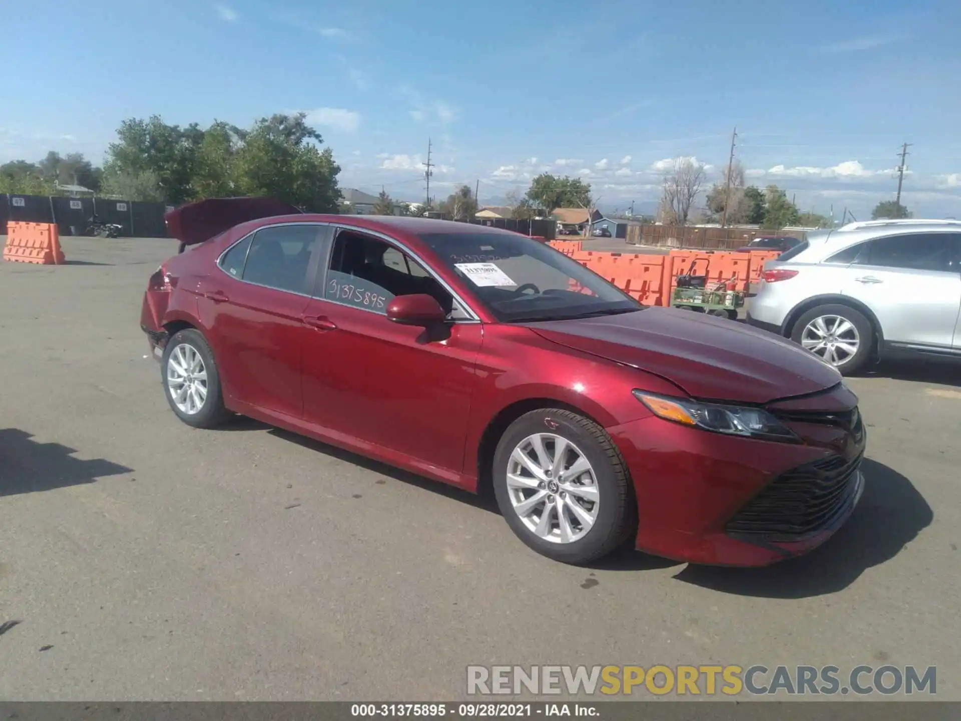 1 Photograph of a damaged car 4T1C11AKXLU359249 TOYOTA CAMRY 2020