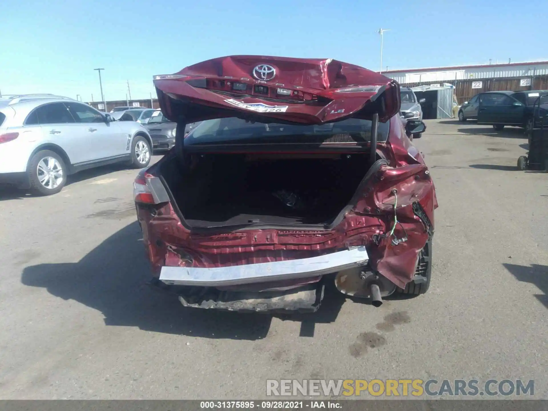 6 Photograph of a damaged car 4T1C11AKXLU359249 TOYOTA CAMRY 2020