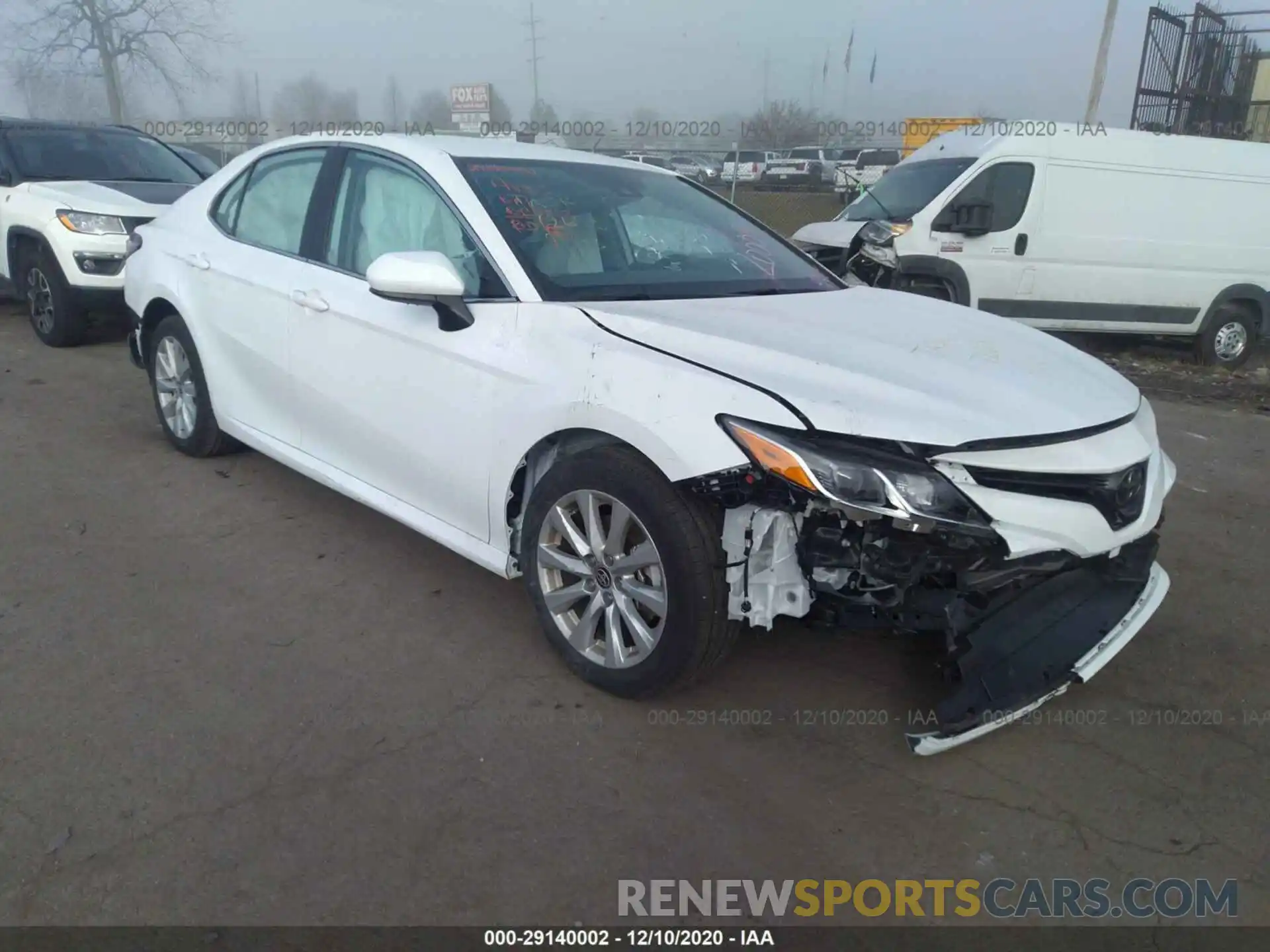 1 Photograph of a damaged car 4T1C11AKXLU359462 TOYOTA CAMRY 2020