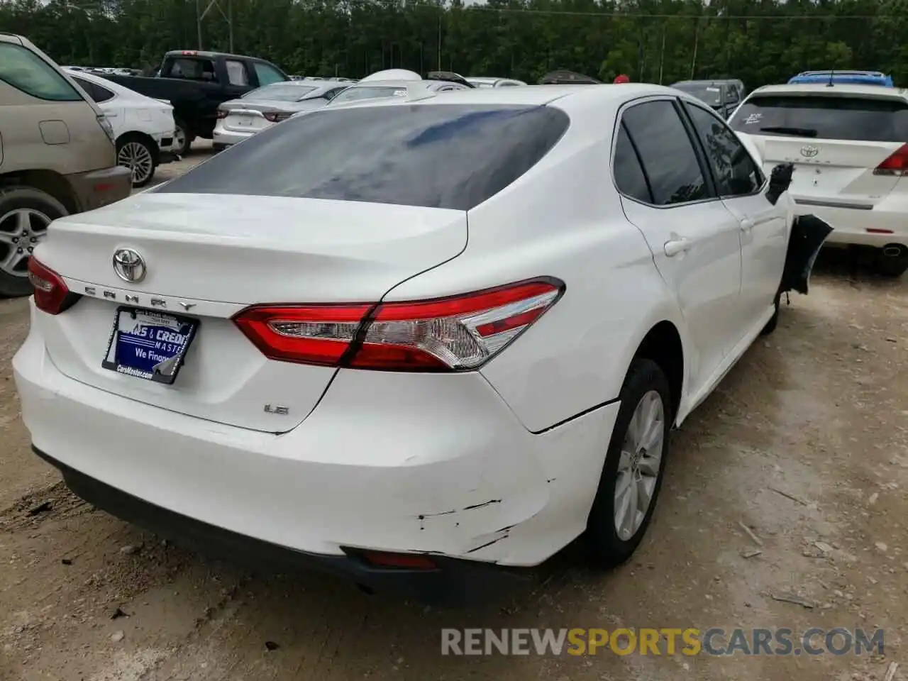 4 Photograph of a damaged car 4T1C11AKXLU360921 TOYOTA CAMRY 2020