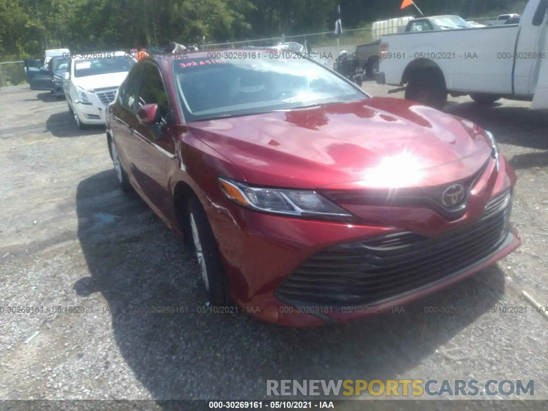 1 Photograph of a damaged car 4T1C11AKXLU361499 TOYOTA CAMRY 2020