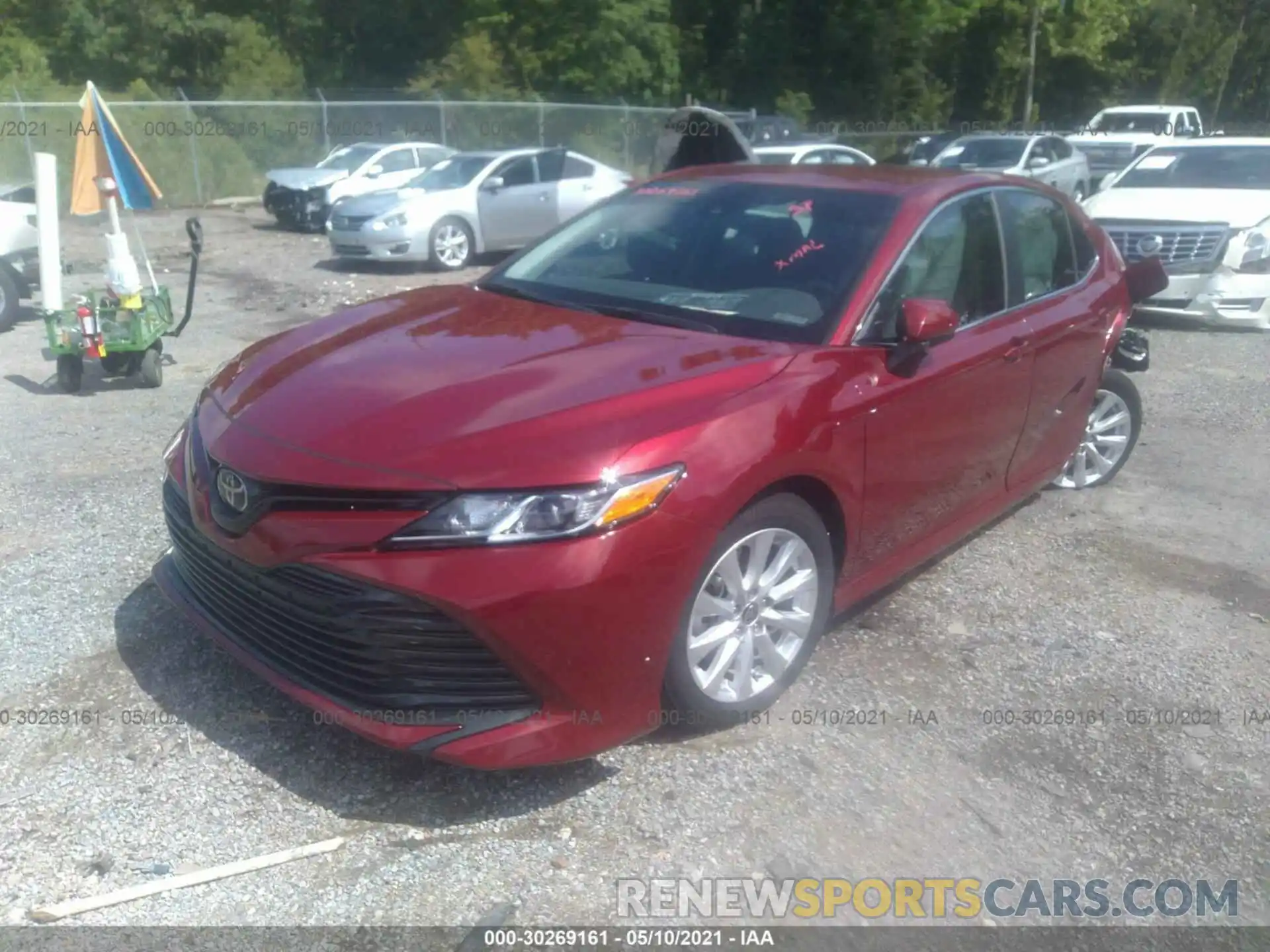 2 Photograph of a damaged car 4T1C11AKXLU361499 TOYOTA CAMRY 2020