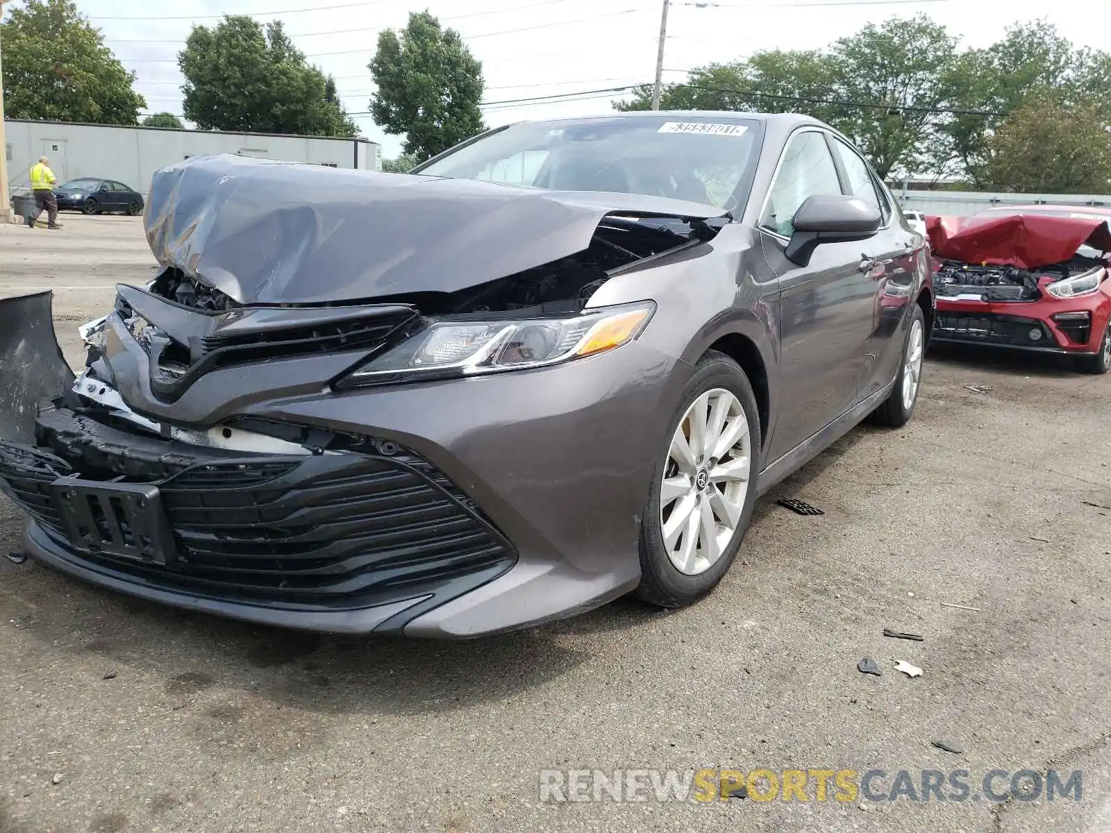 2 Photograph of a damaged car 4T1C11AKXLU362054 TOYOTA CAMRY 2020