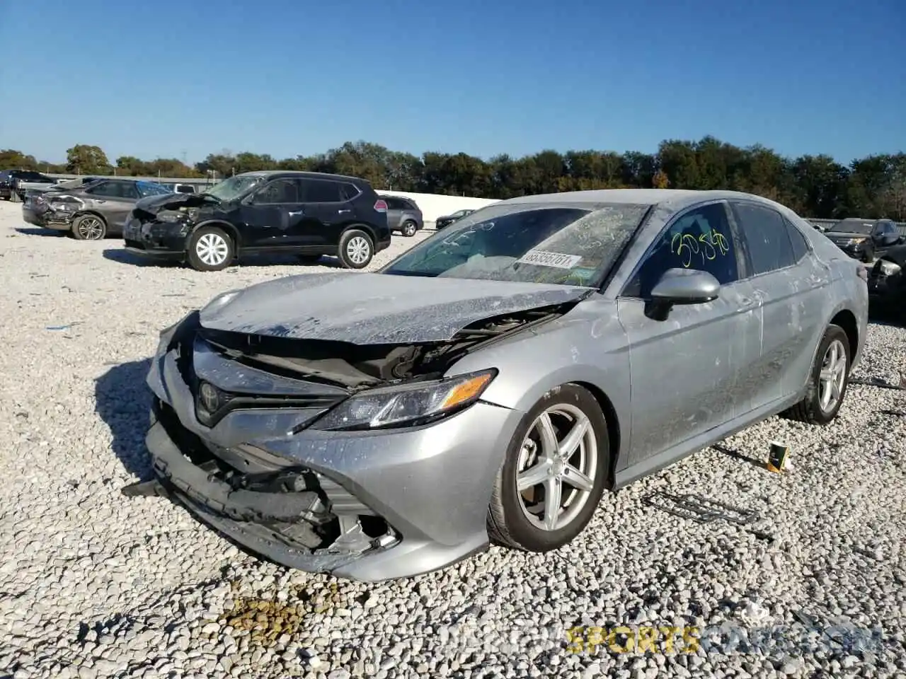 2 Photograph of a damaged car 4T1C11AKXLU366444 TOYOTA CAMRY 2020