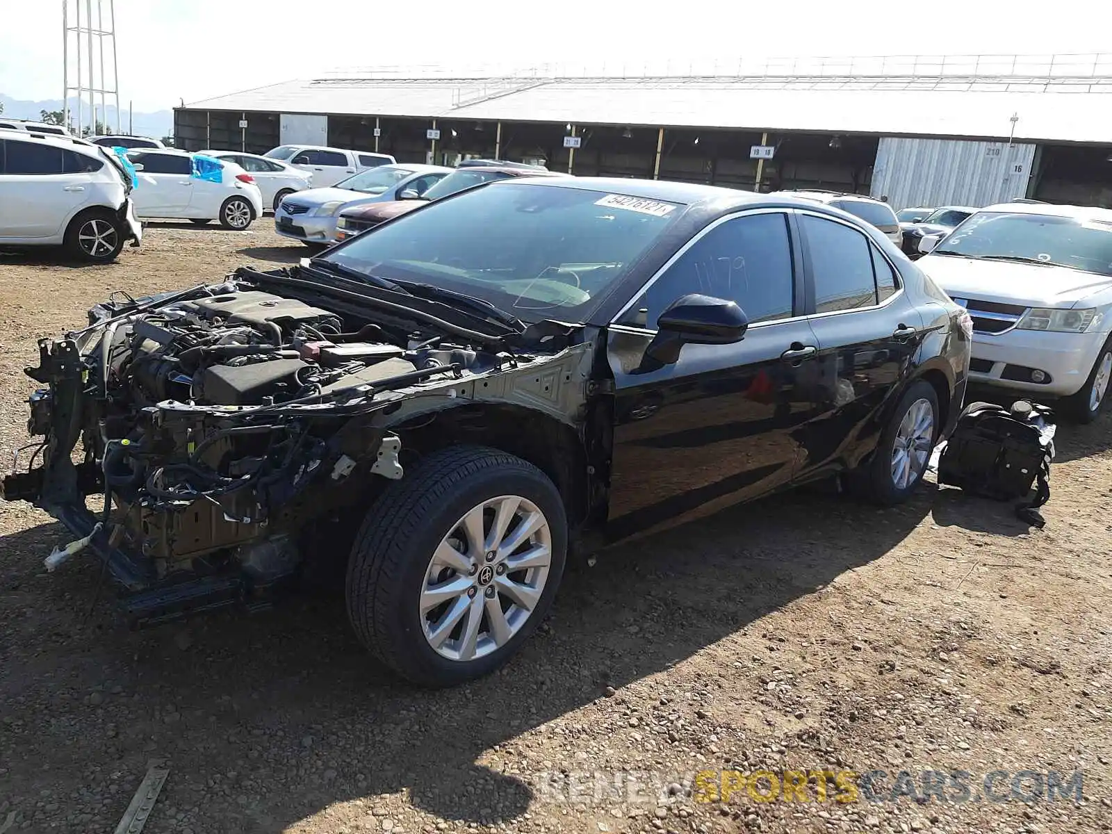 2 Photograph of a damaged car 4T1C11AKXLU383258 TOYOTA CAMRY 2020