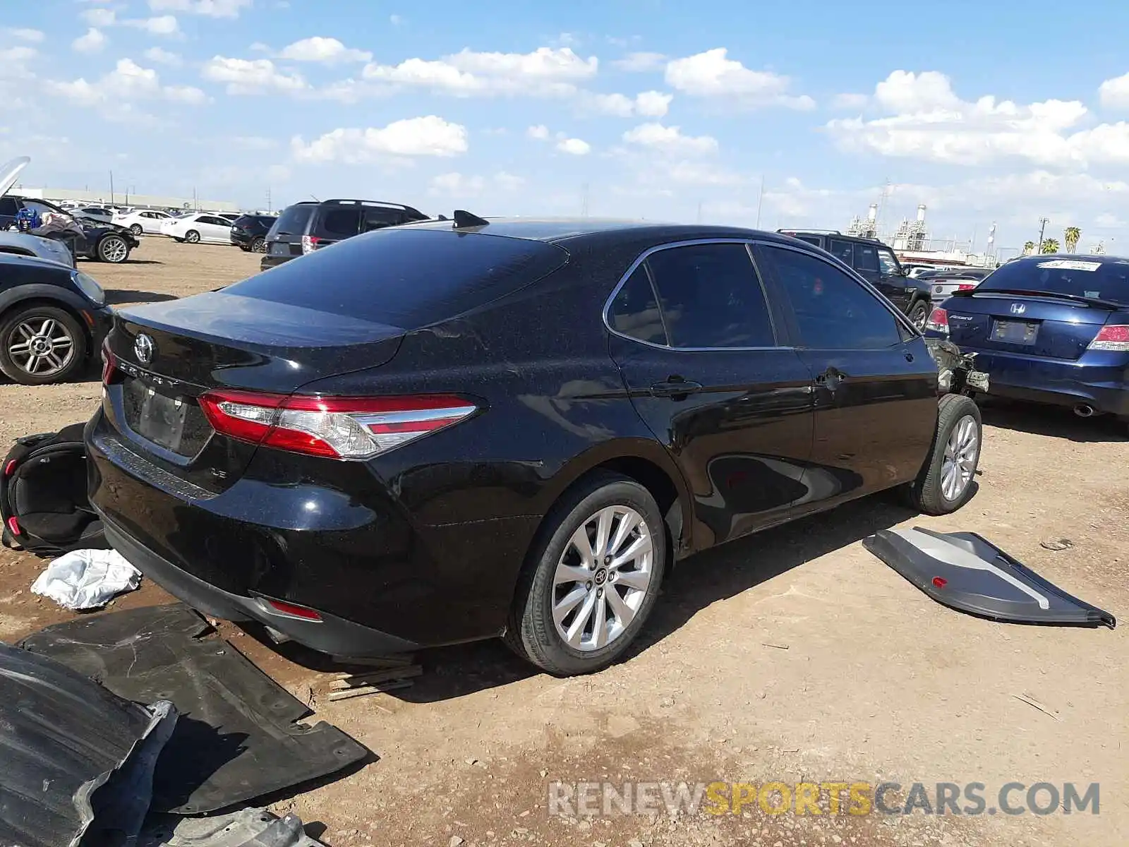 4 Photograph of a damaged car 4T1C11AKXLU383258 TOYOTA CAMRY 2020