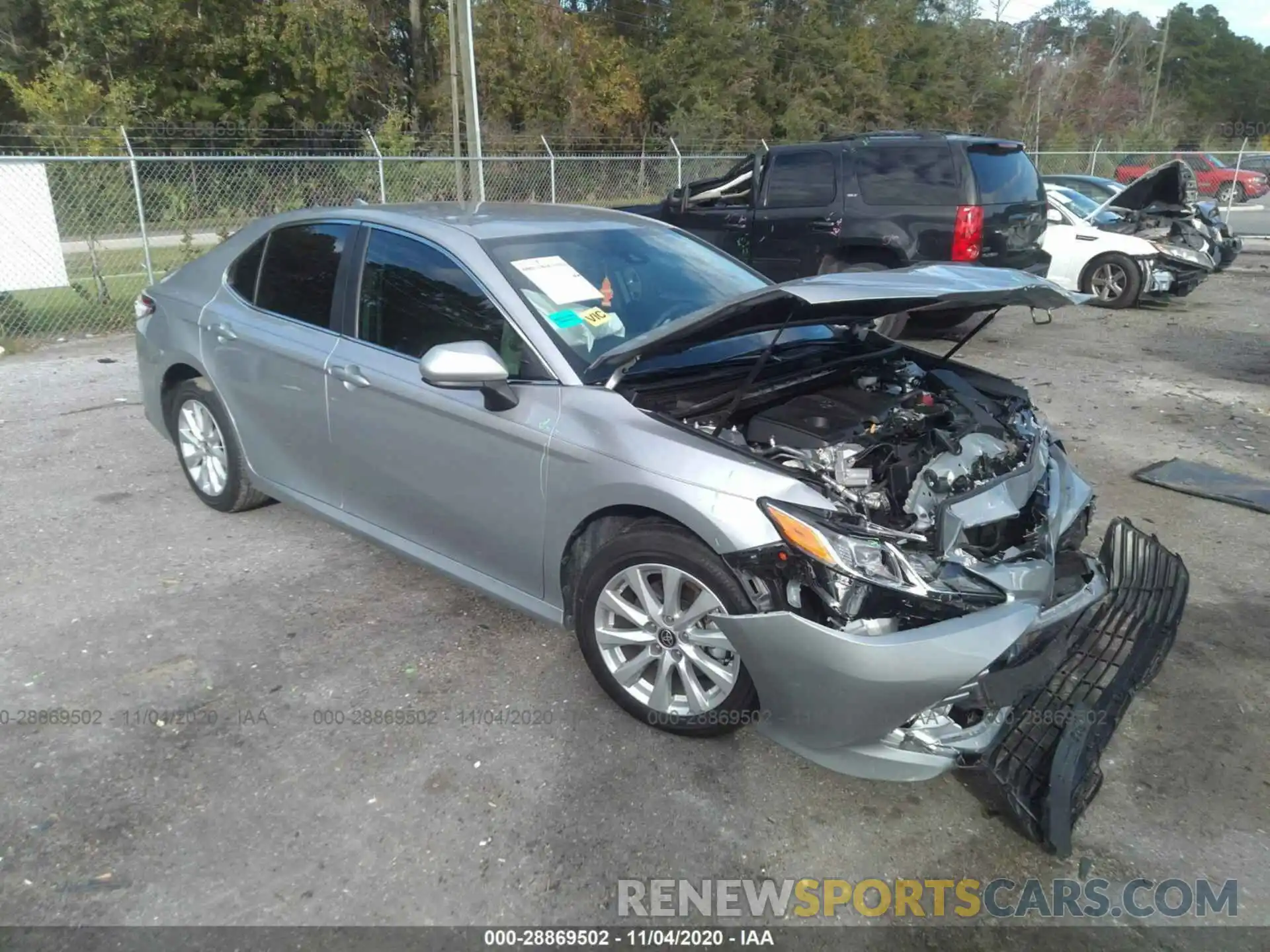 1 Photograph of a damaged car 4T1C11AKXLU383292 TOYOTA CAMRY 2020