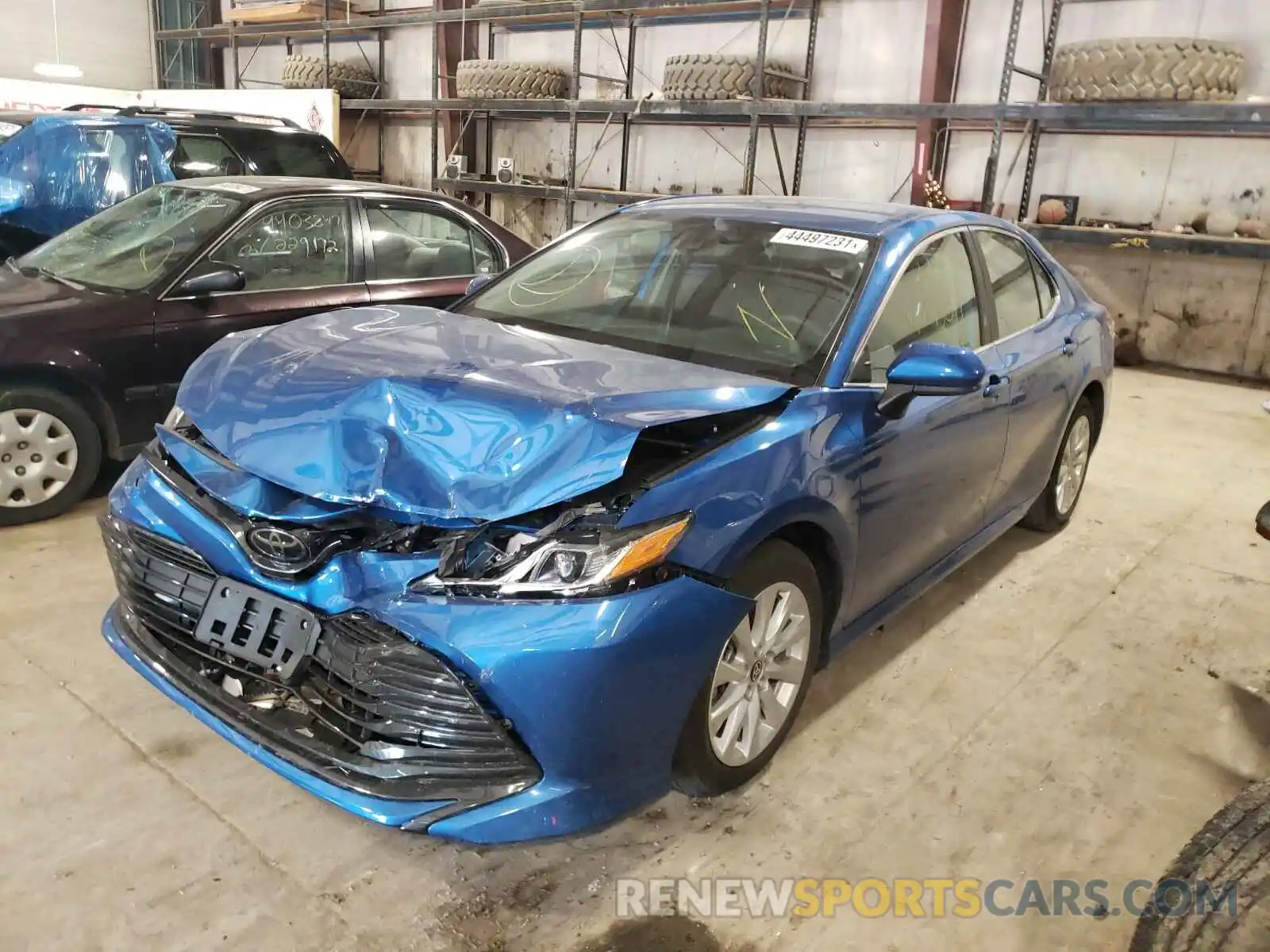 2 Photograph of a damaged car 4T1C11AKXLU393627 TOYOTA CAMRY 2020