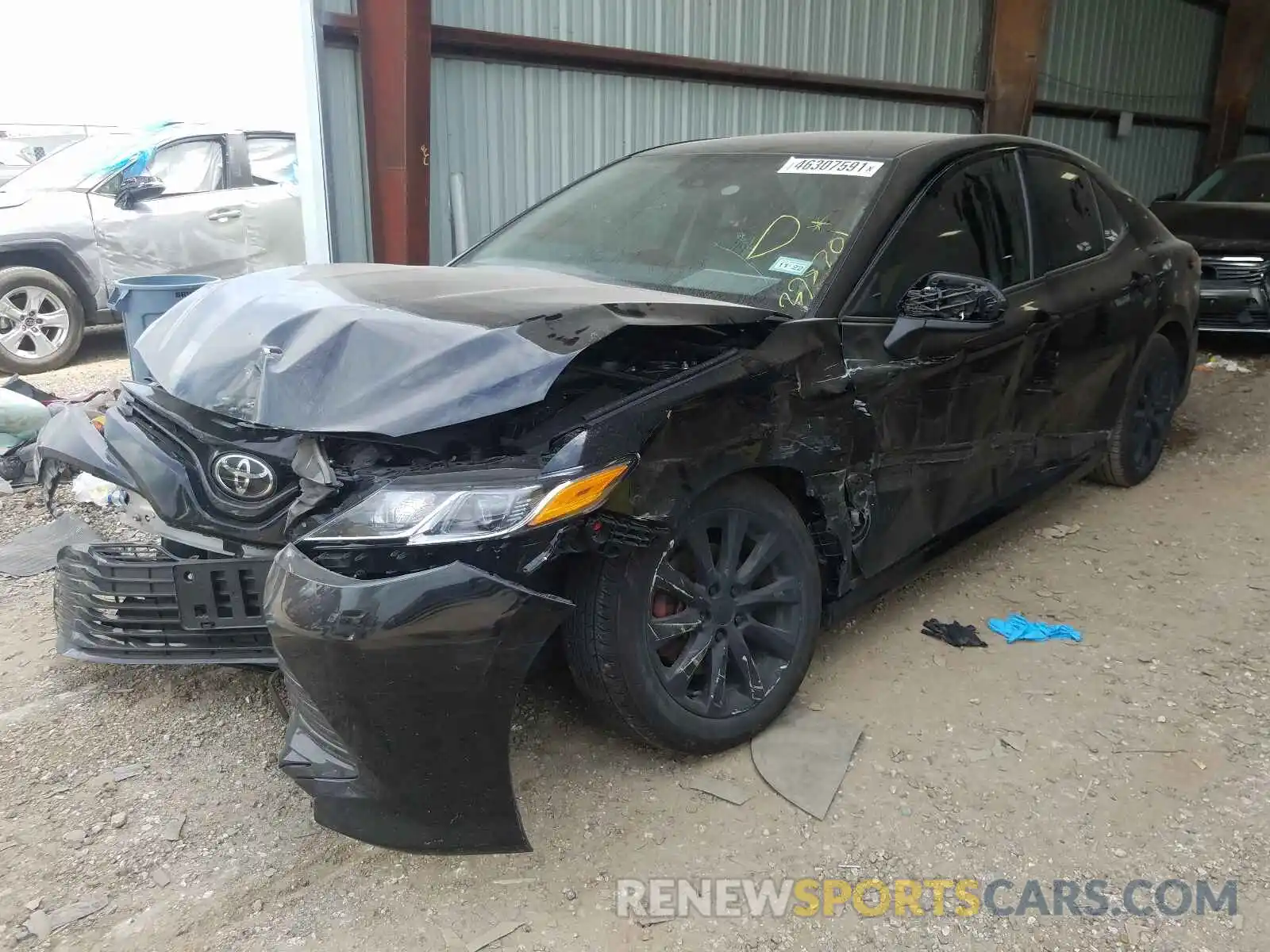 2 Photograph of a damaged car 4T1C11AKXLU398701 TOYOTA CAMRY 2020