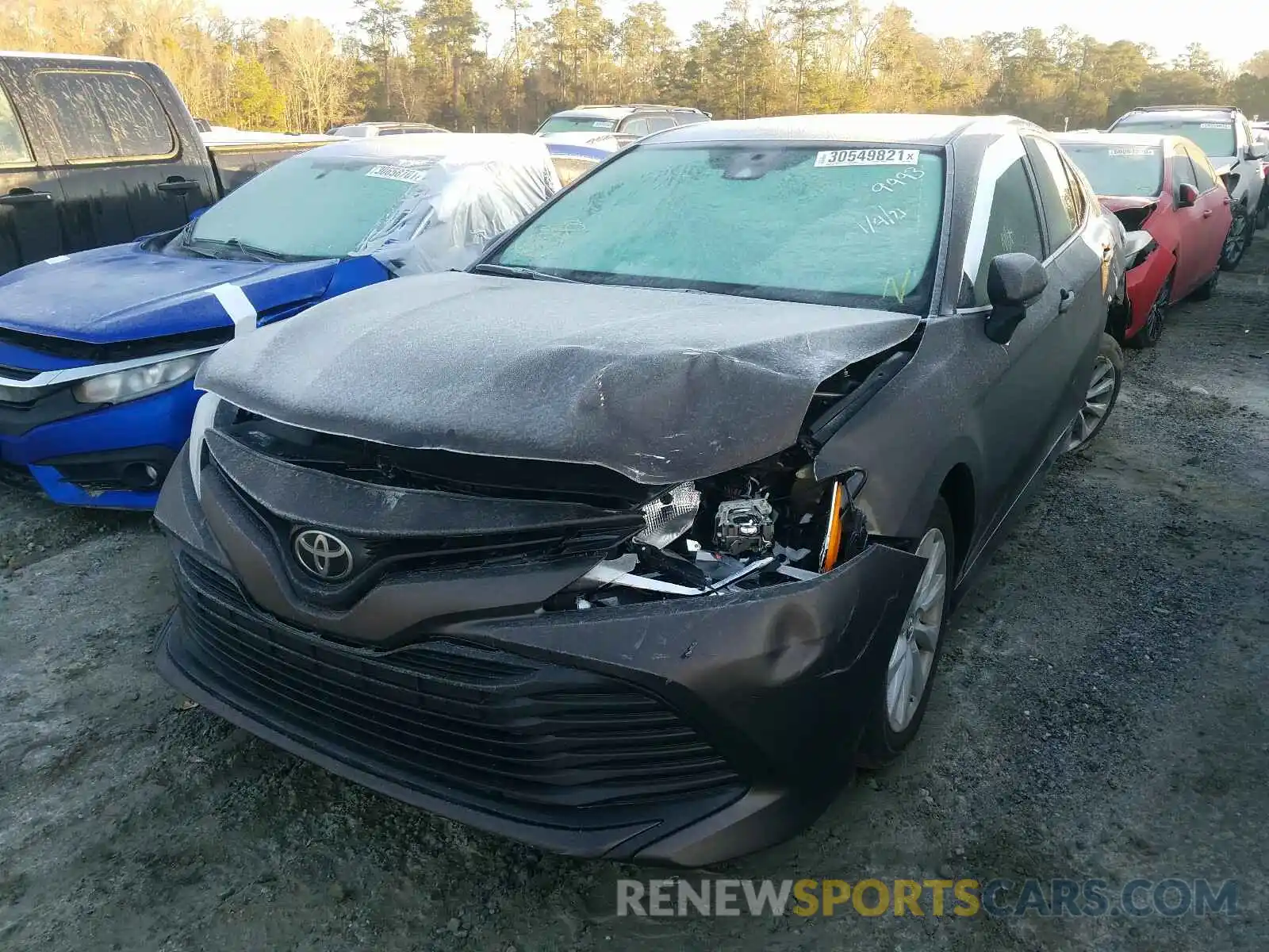 2 Photograph of a damaged car 4T1C11AKXLU859993 TOYOTA CAMRY 2020